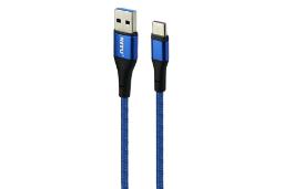 کابل شارژ نیتو NITU NC33 Type-A to Type-C 0.3m رنگ آبی