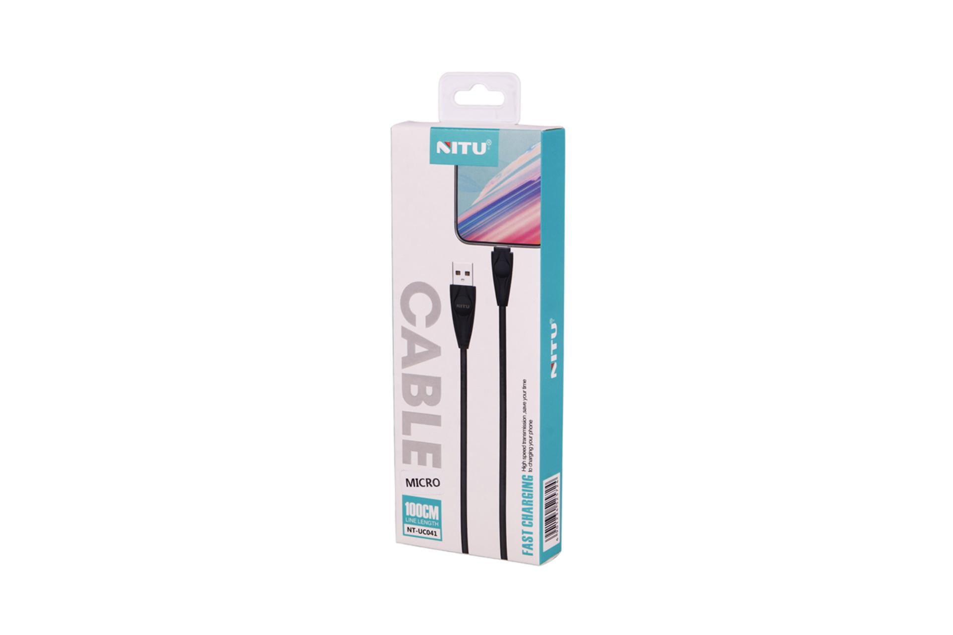 جعبه کابل شارژ USB نیتو Type-A به Type-C مدل NT-UC041 با طول 1 متر