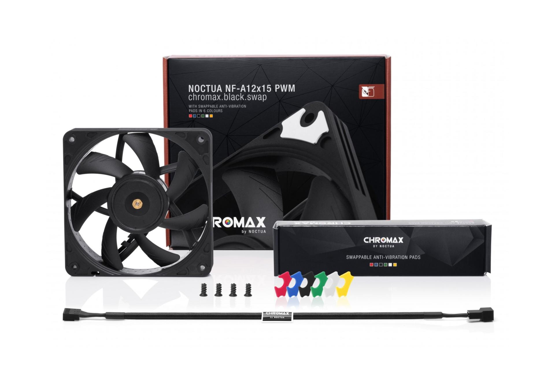 اقلام همراه فن کیس نوکتوا NF-A12x15 PWM chromax.black.swap