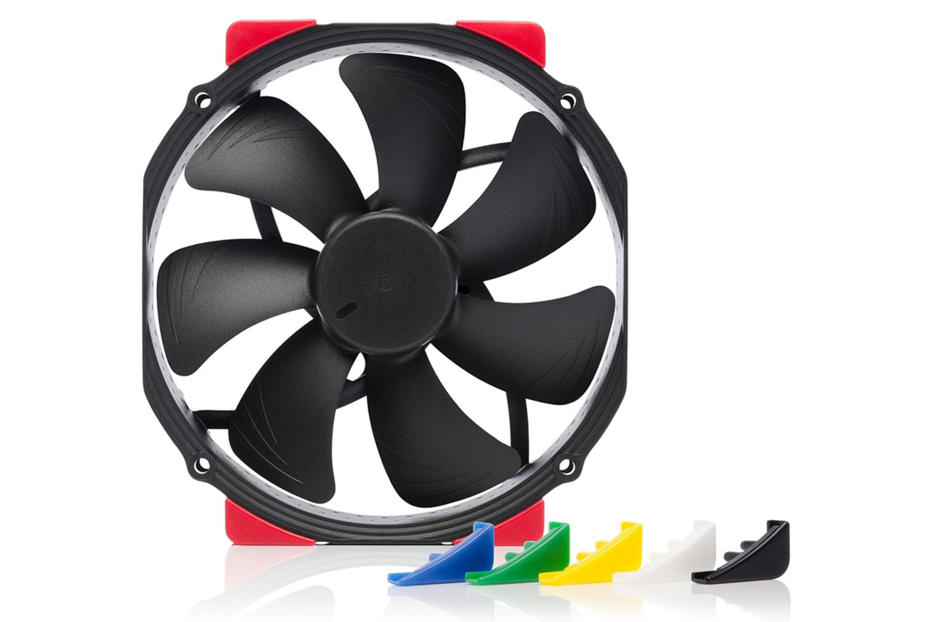 قدرت و توان فن کیس نوکتوا NF-A15 HS-PWM chromax.black.swap