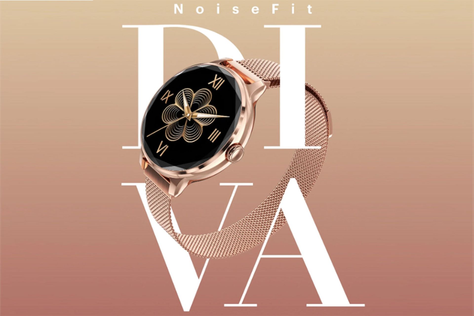 ساعت هوشمند نویز با رنگ طلایی