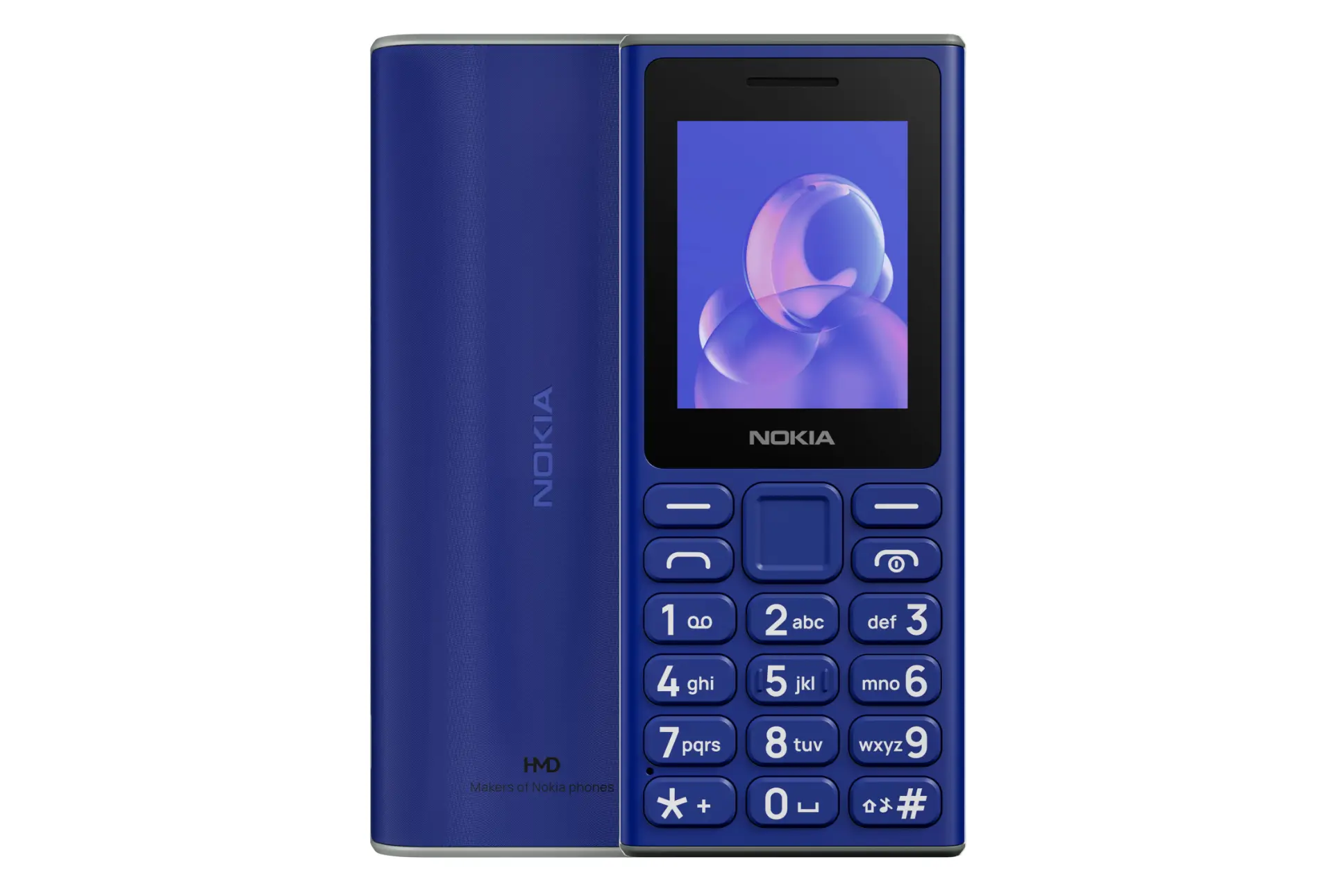 پنل جلو و پشت گوشی موبایل نوکیا 105 نسخه 2024 آبی / Nokia 105 2024