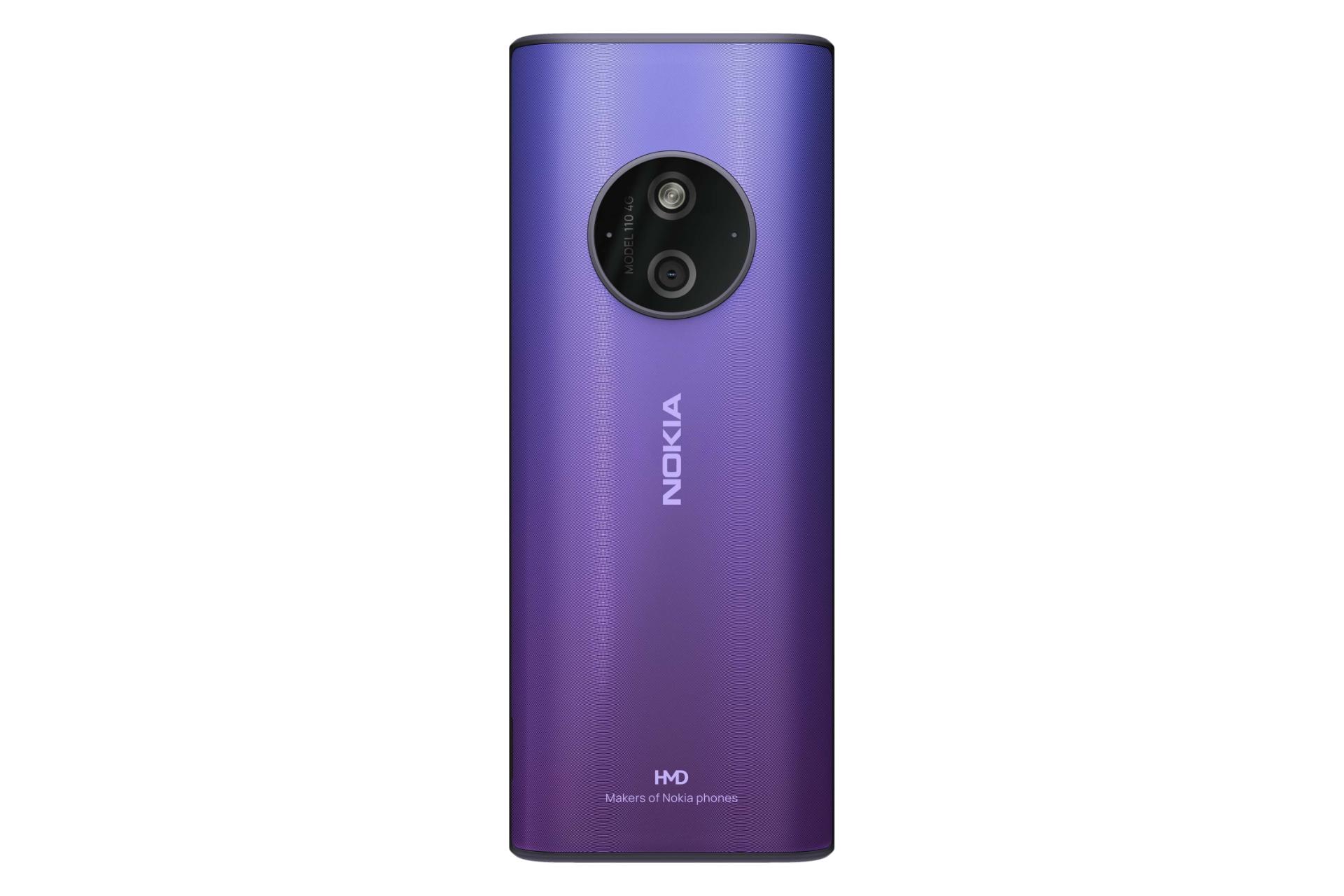 چینش دوربین گوشی موبایل نوکیا 110 4G نسخه 2024 آبی / Nokia 110 4G 2024