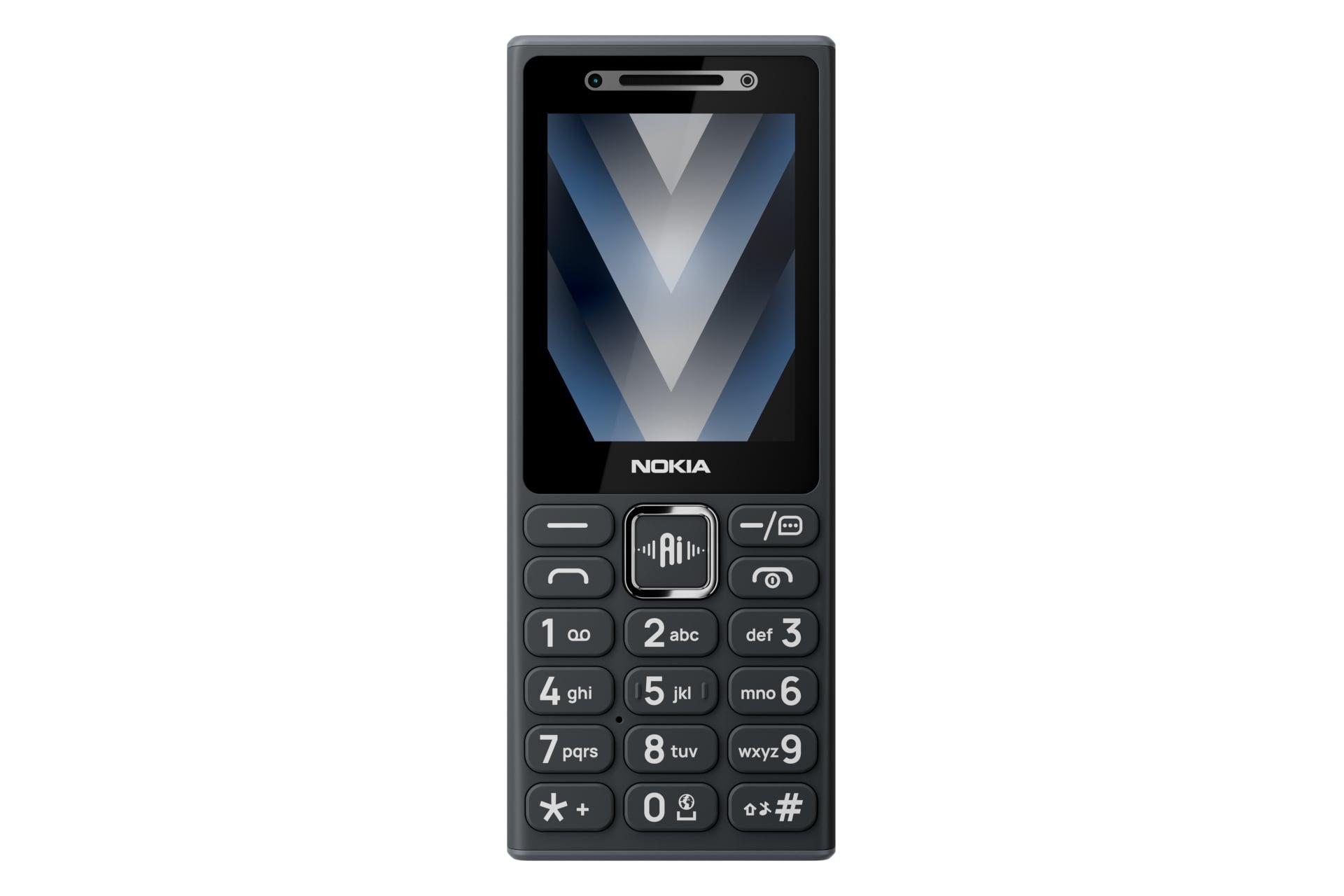 پنل جلوی گوشی موبایل نوکیا Nokia 200 4G مشکی