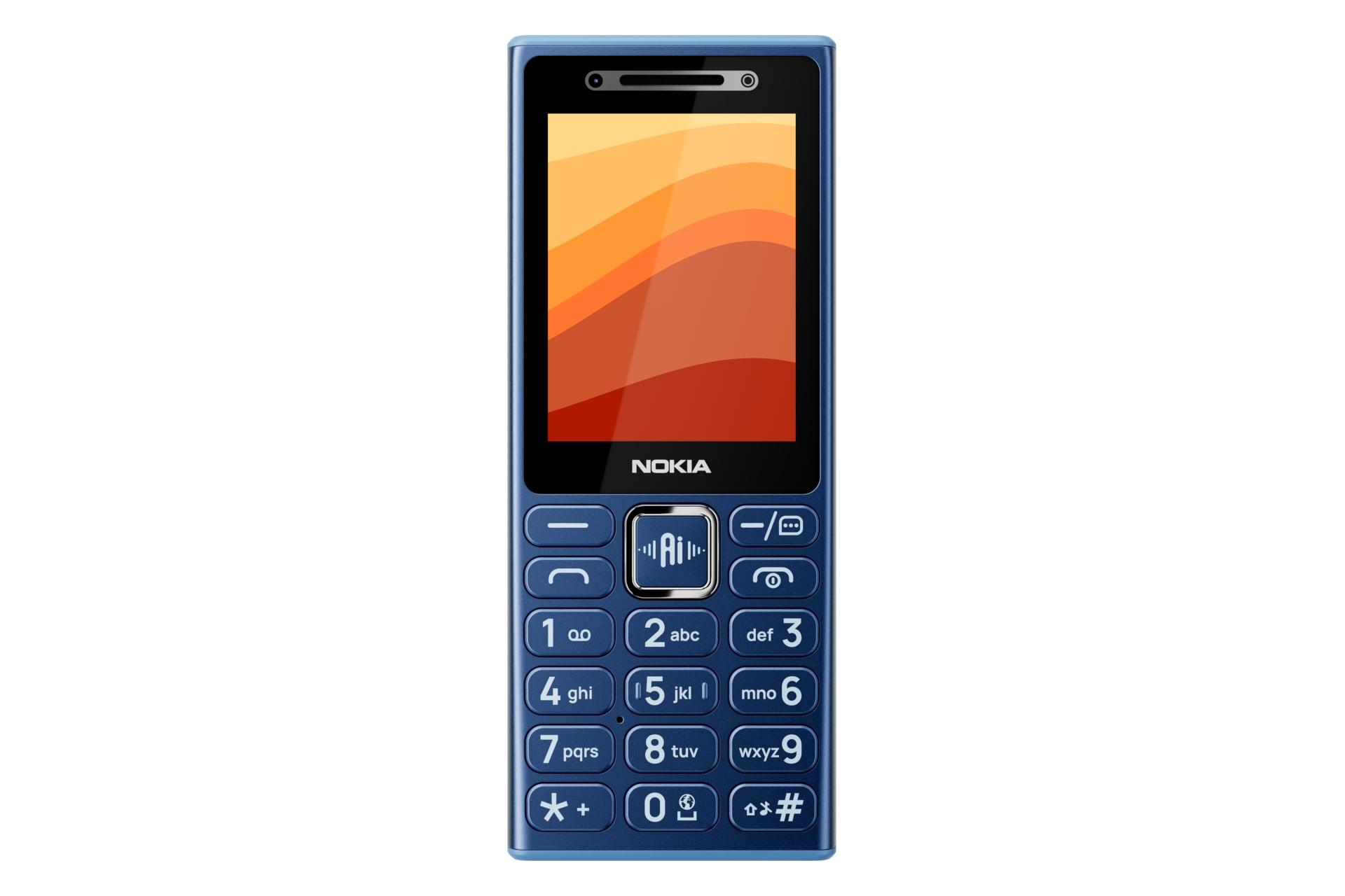 پنل جلوی گوشی موبایل نوکیا Nokia 210 4G آبی تیره