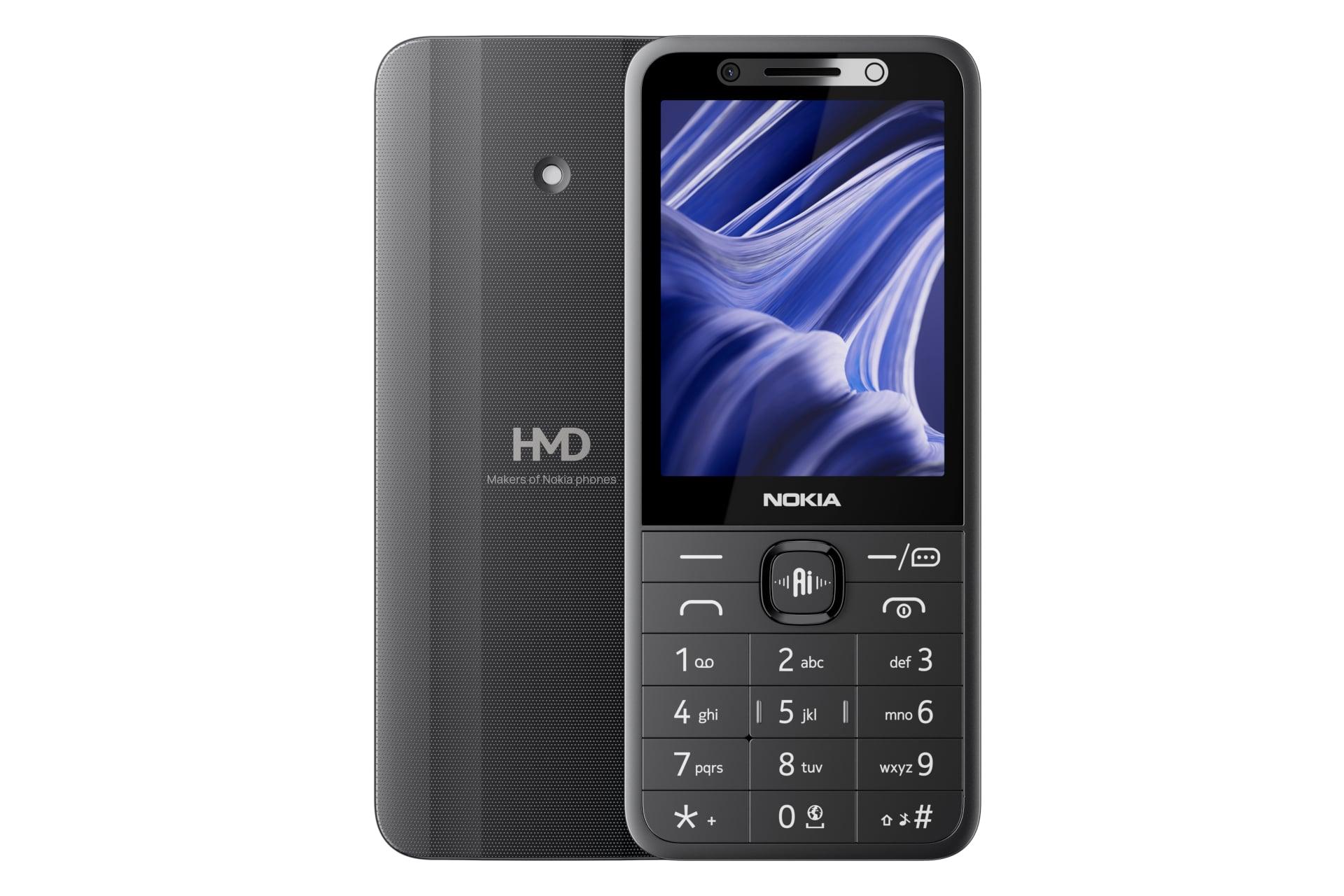گوشی موبایل نوکیا 215 4G نسل دوم مشکی / Nokia 215 4G 2nd Edition