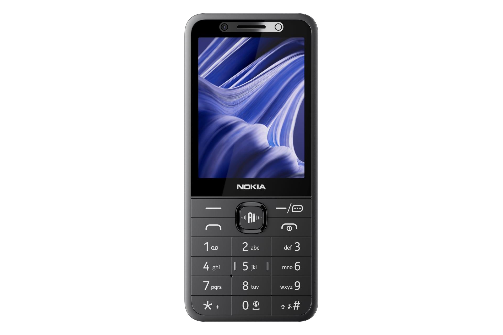 پنل جلوی گوشی موبایل نوکیا 215 4G نسل دوم مشکی / Nokia 215 4G 2nd Edition