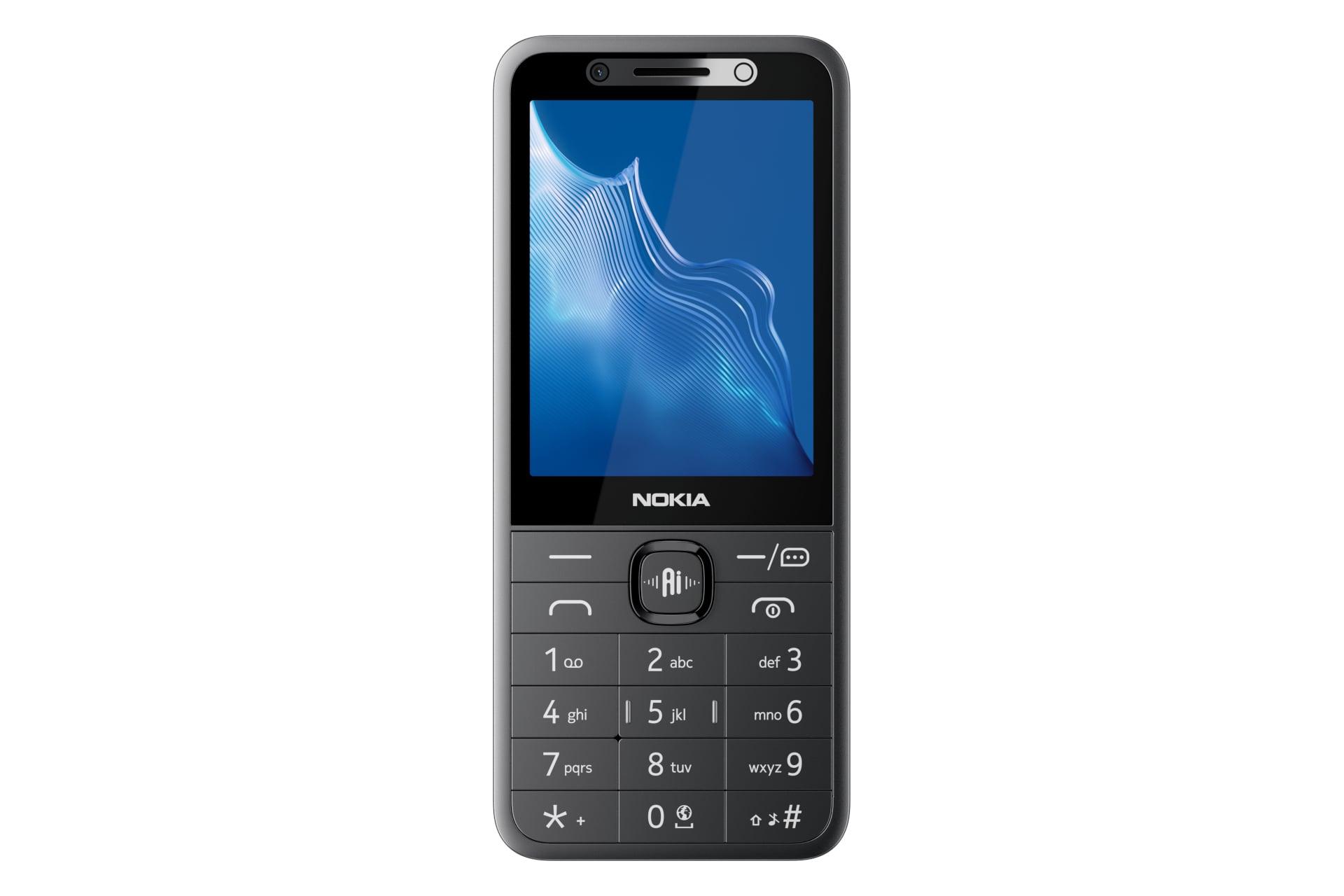 پنل جلوی گوشی موبایل نوکیا 235 4G نسل دوم مشکی / Nokia 235 4G 2nd Edition
