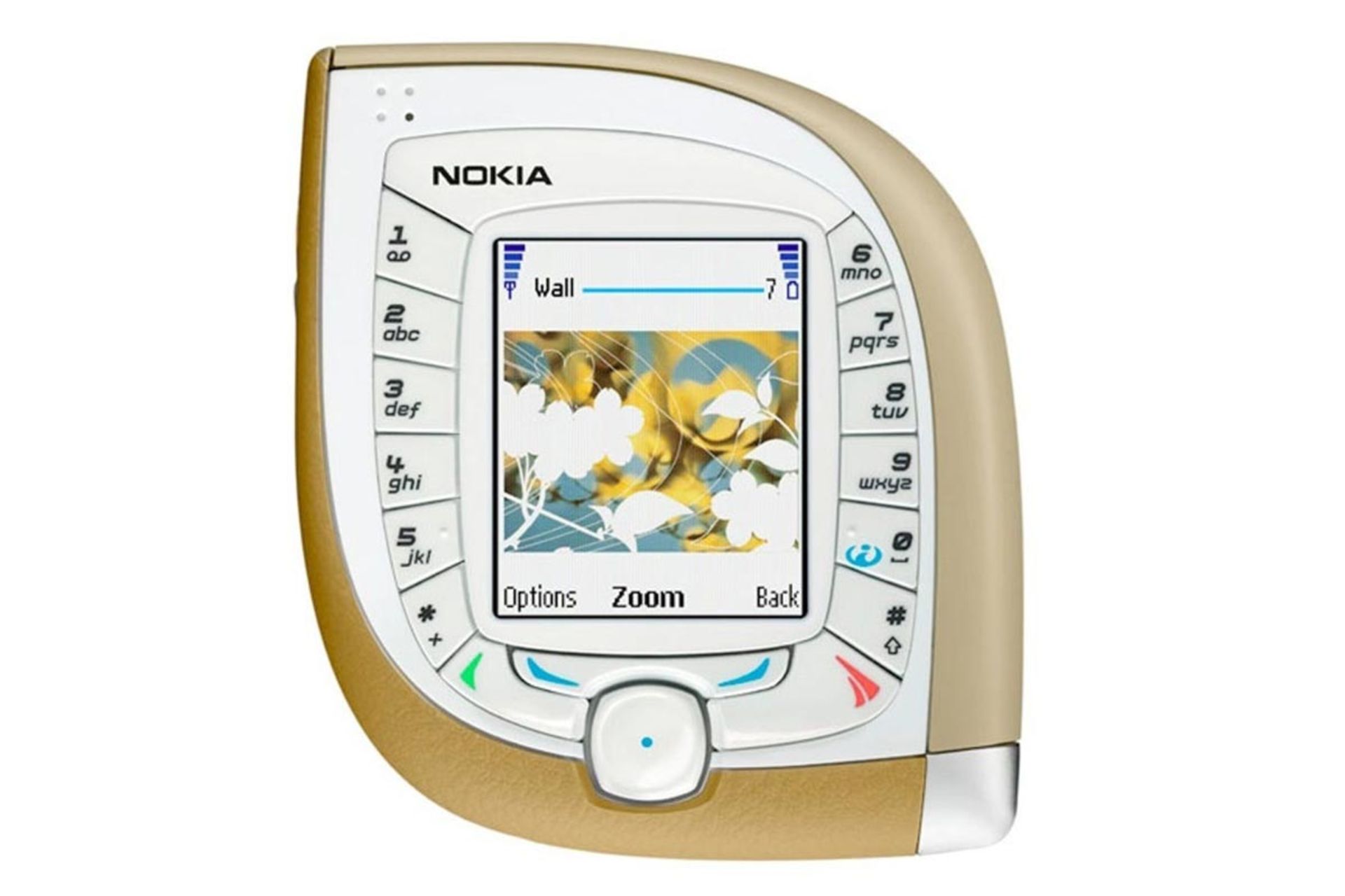 گوشی نوکیا 7600 با زبان طراحی مربعی شکل