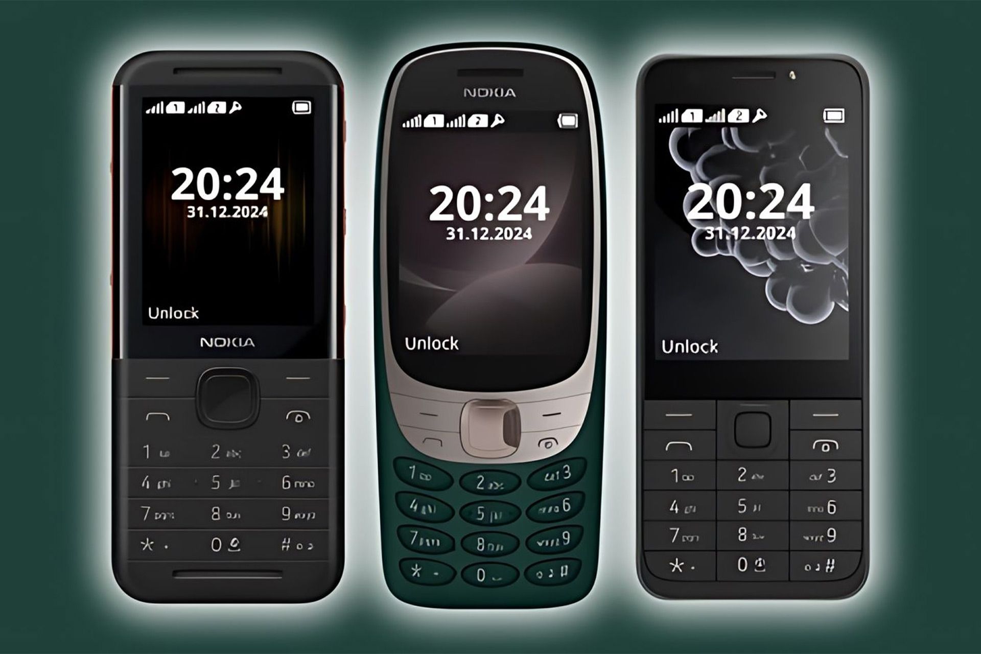 پنل جلویی گوشی‌های نوکیا ۵۳۱۰ و ۶۳۱۰ و ۲۳۰