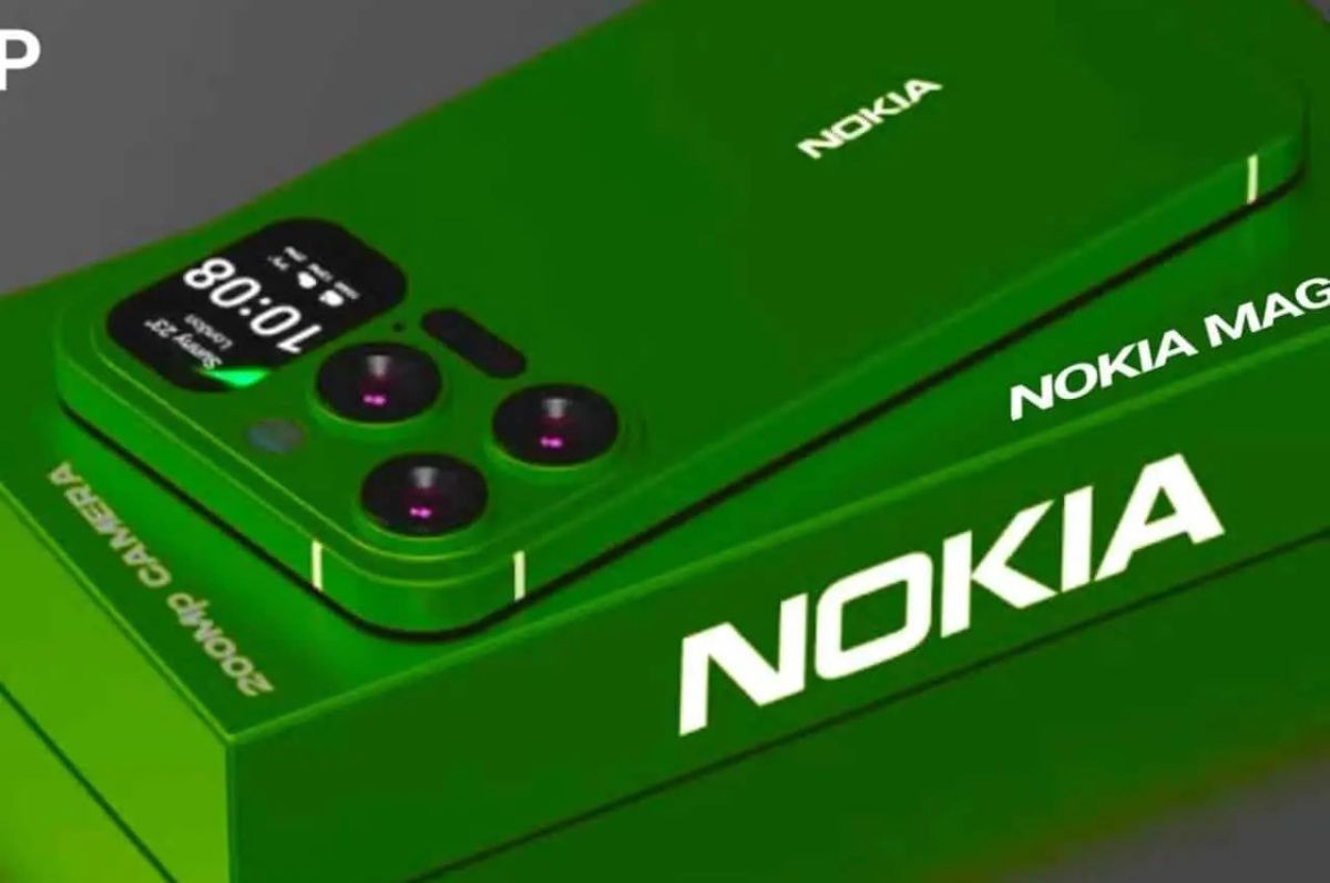 Nokia Magic Max green rendering