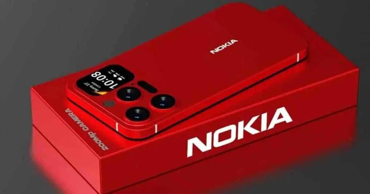 Nokia Magic Max red rendering