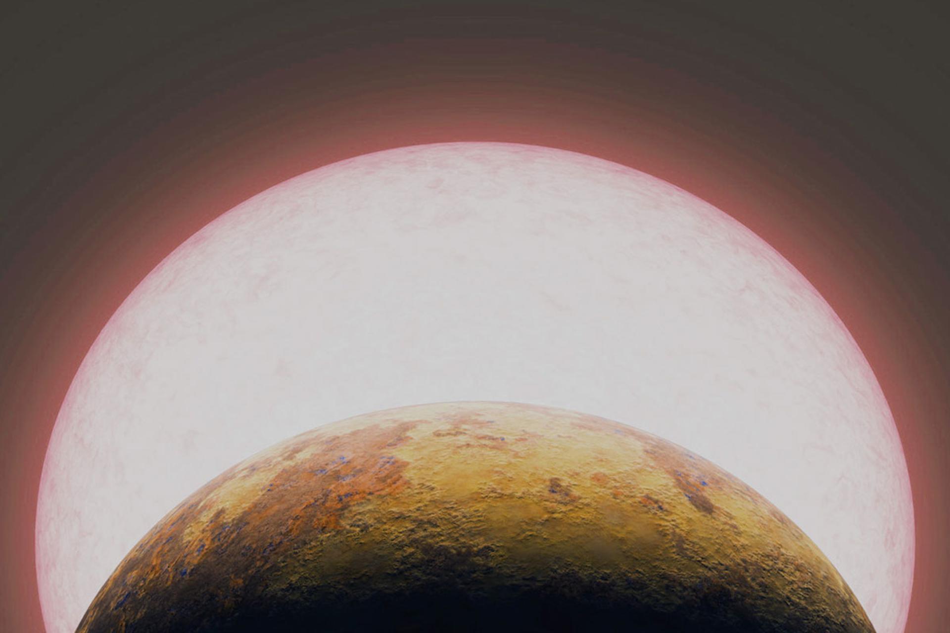 سیاره غول‌پیکر غیرگازی