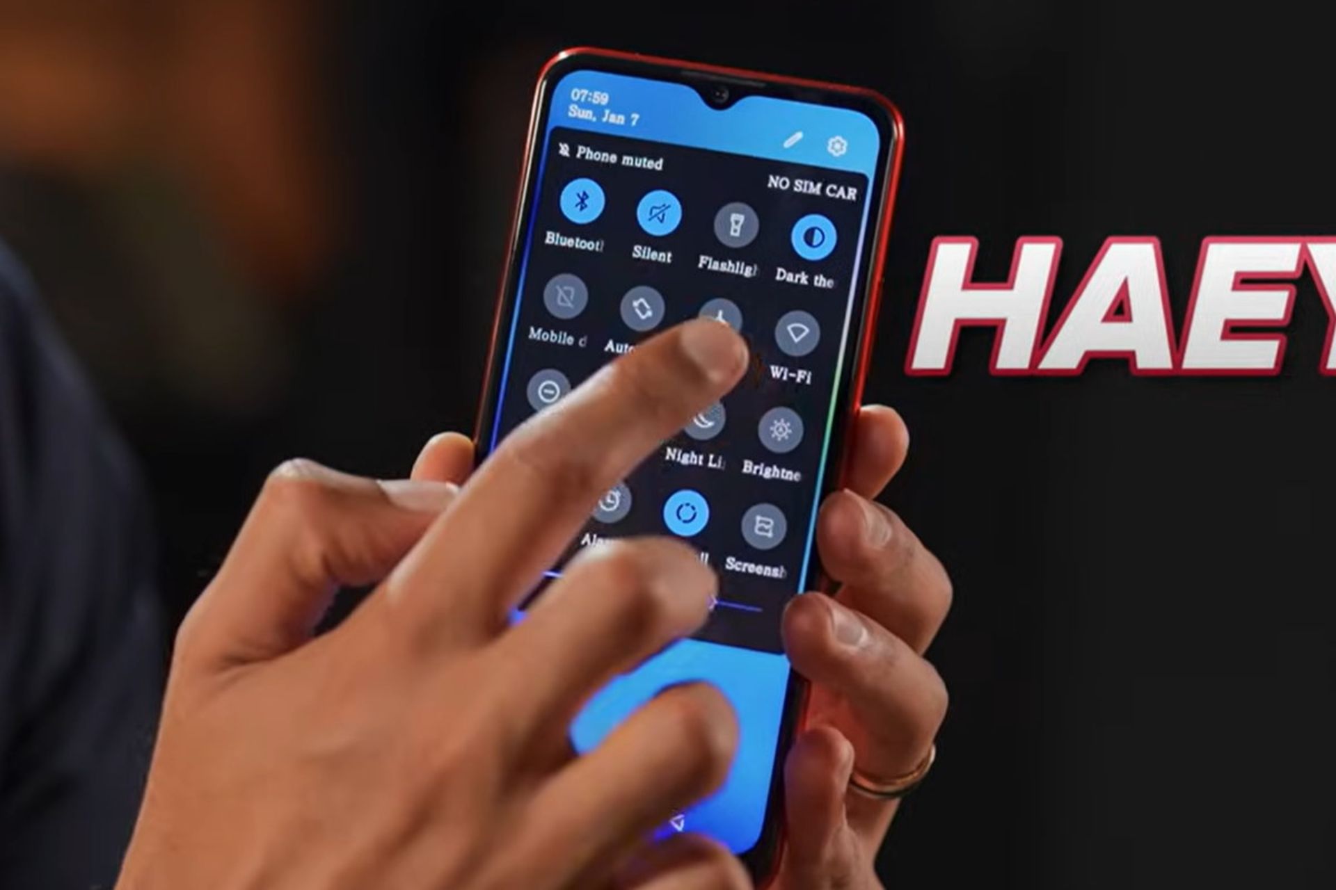 آیکون غیرکاربردی WiFi روی گوشی اقتصادی کره شمالی