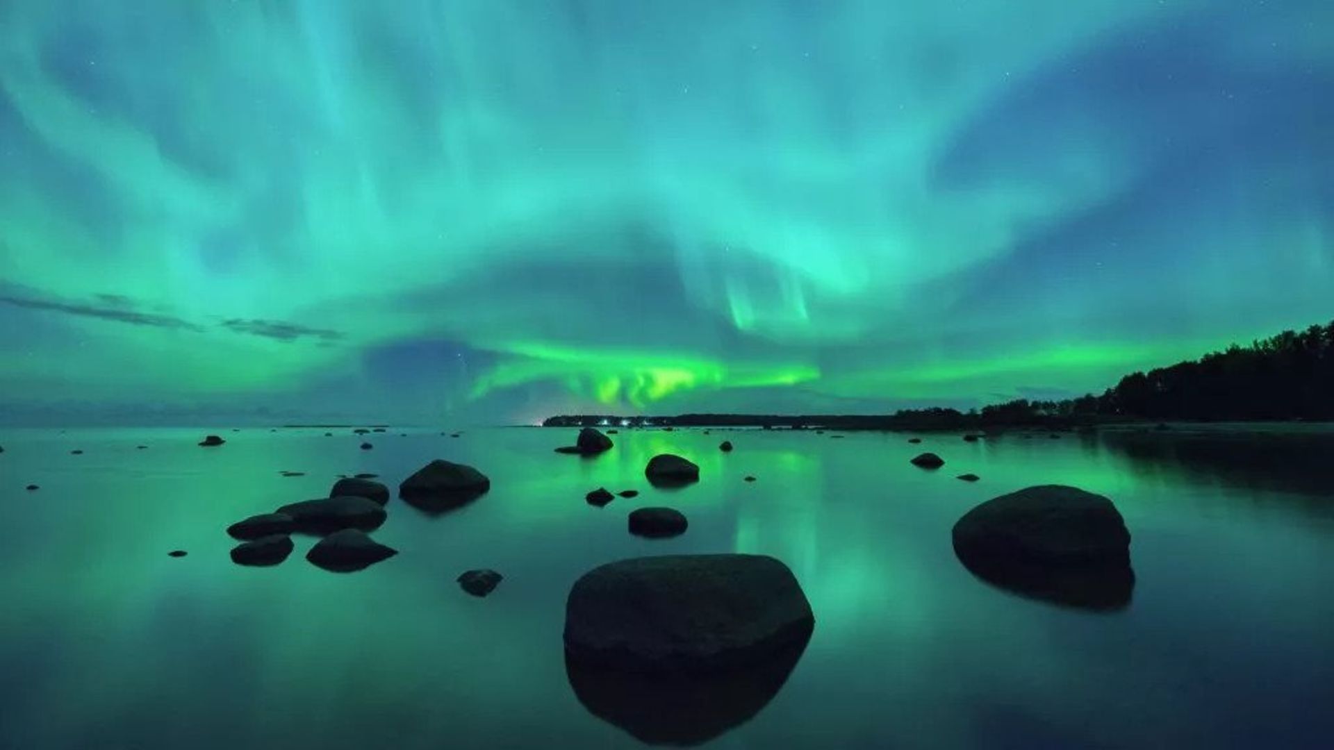 Northern lights of Finland