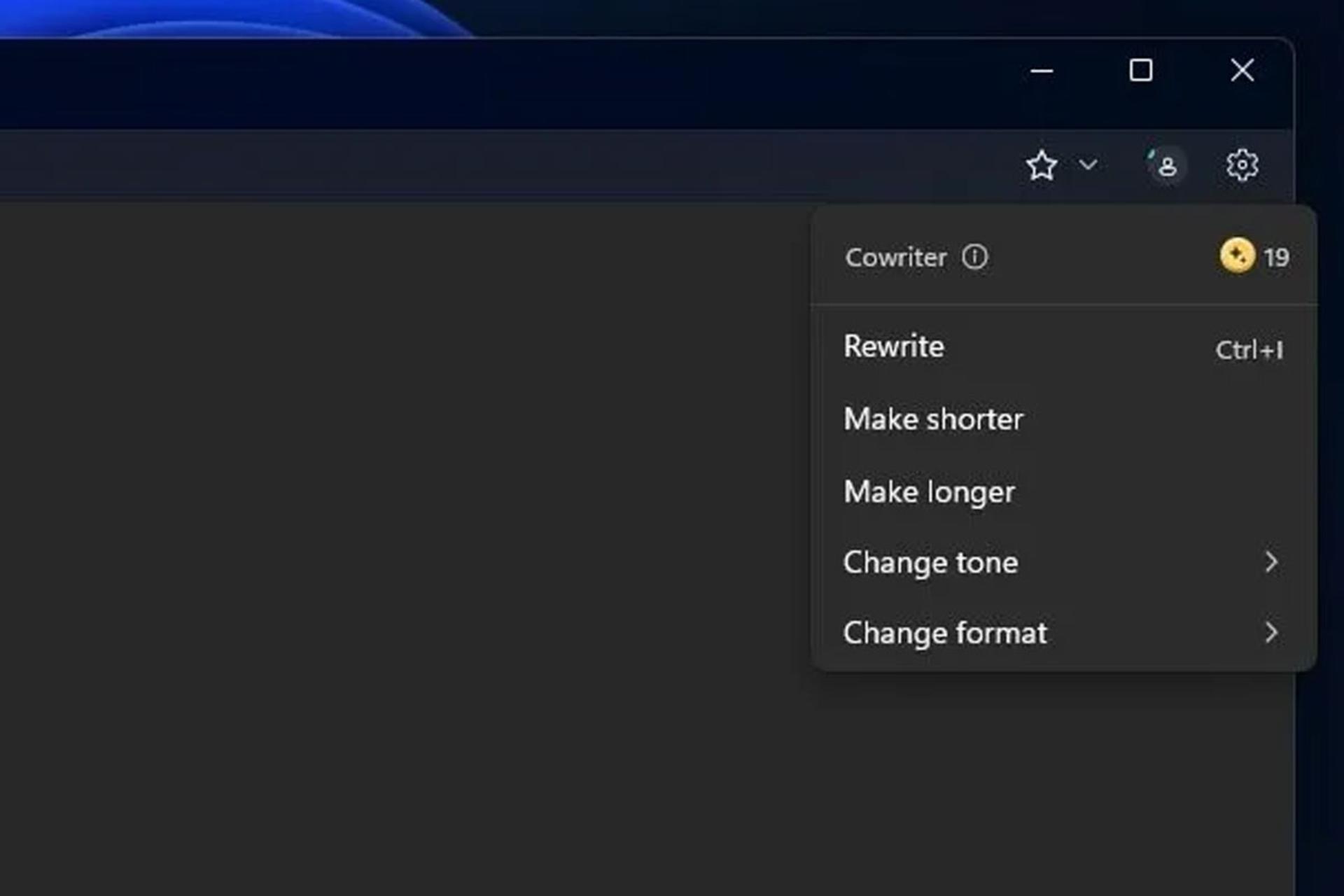 گزینه‌ی Rewrite در Notepad