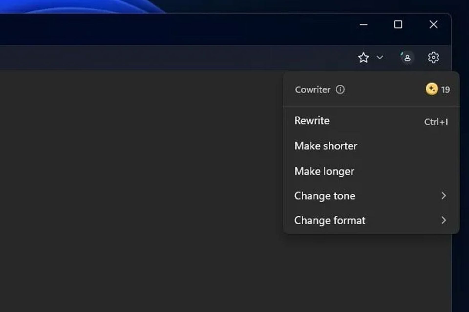 گزینه‌ی Rewrite در Notepad