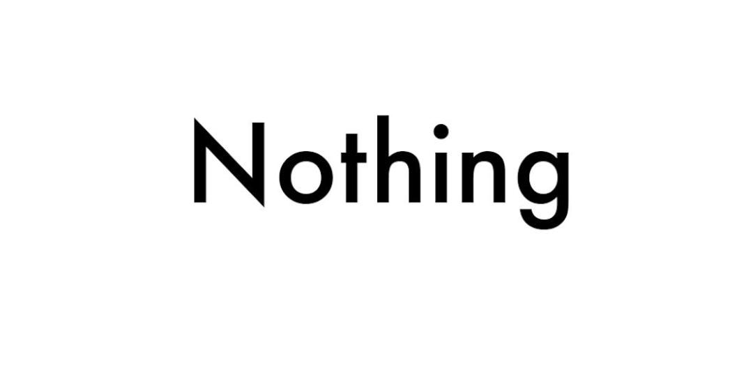 برنامه Nothing
