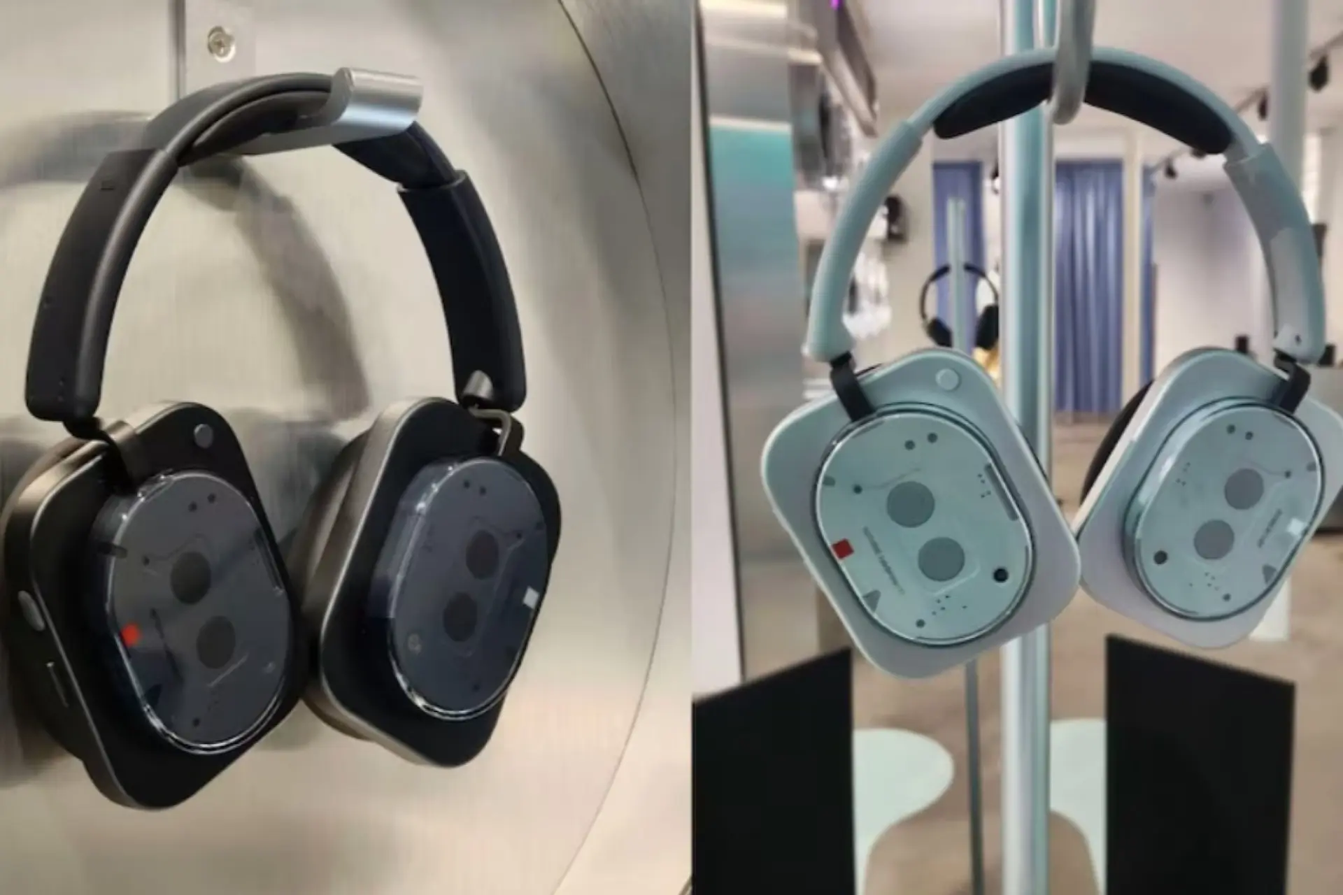 دو عدد هدفون Nothing Headphone 1 کنار هم