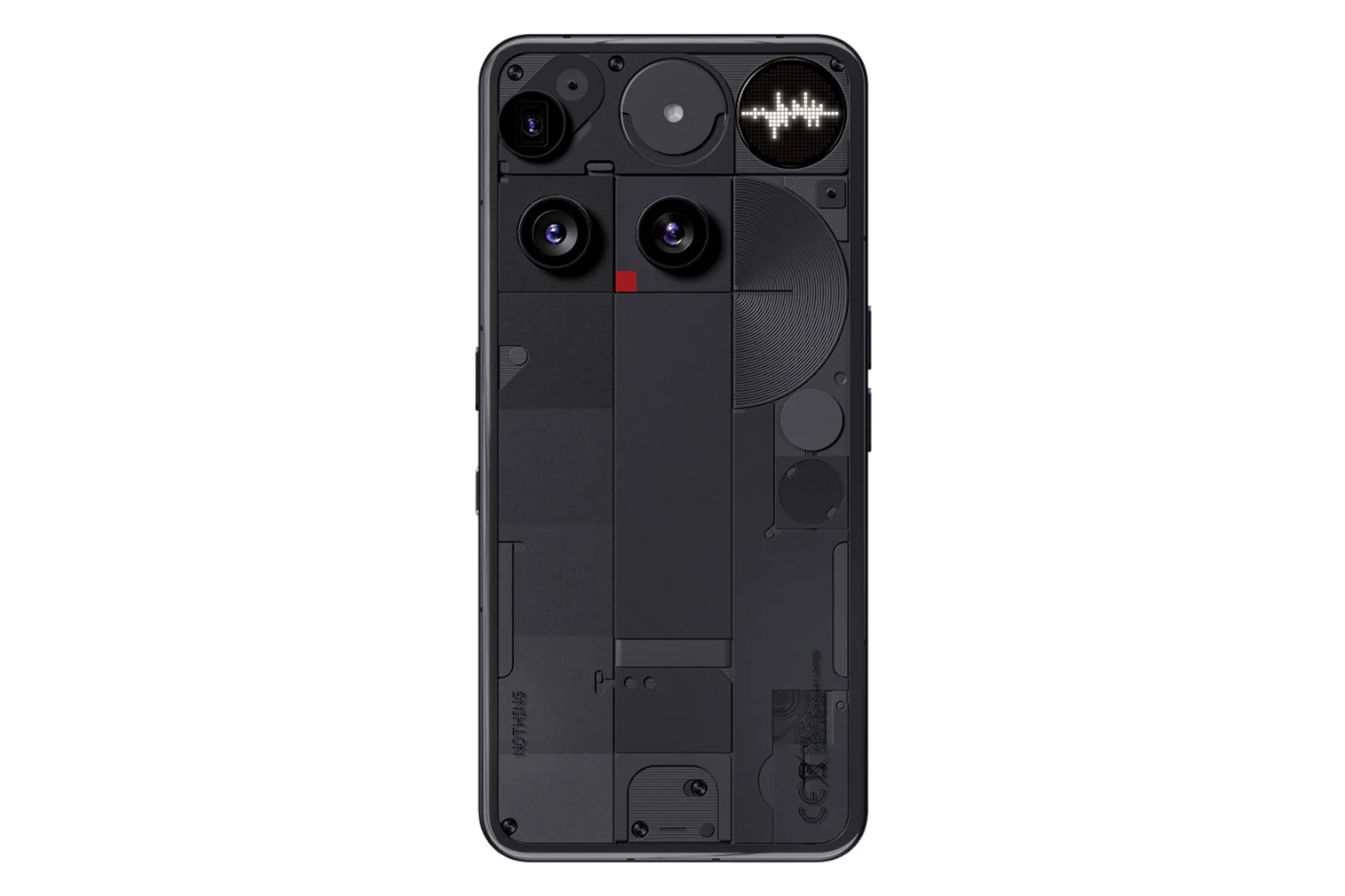 پنل پشت و چینش دوربین Nothing Phone 3 / گوشی موبایل ناتینگ فون 3 مشکی