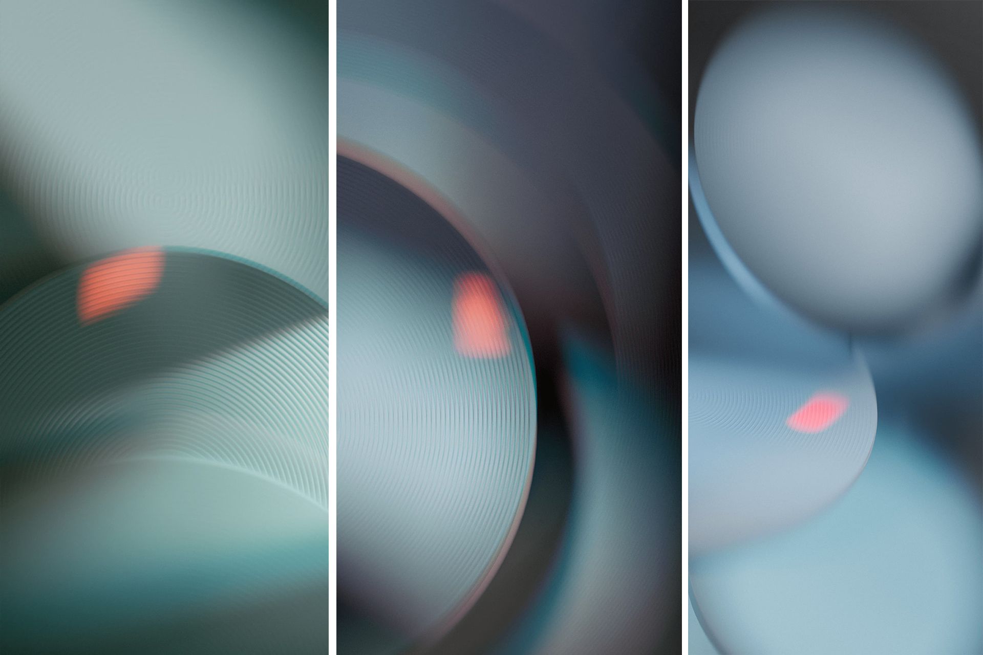 نمای گرافیکی از طرح رنگی آبی و سبز و نقره‌ای