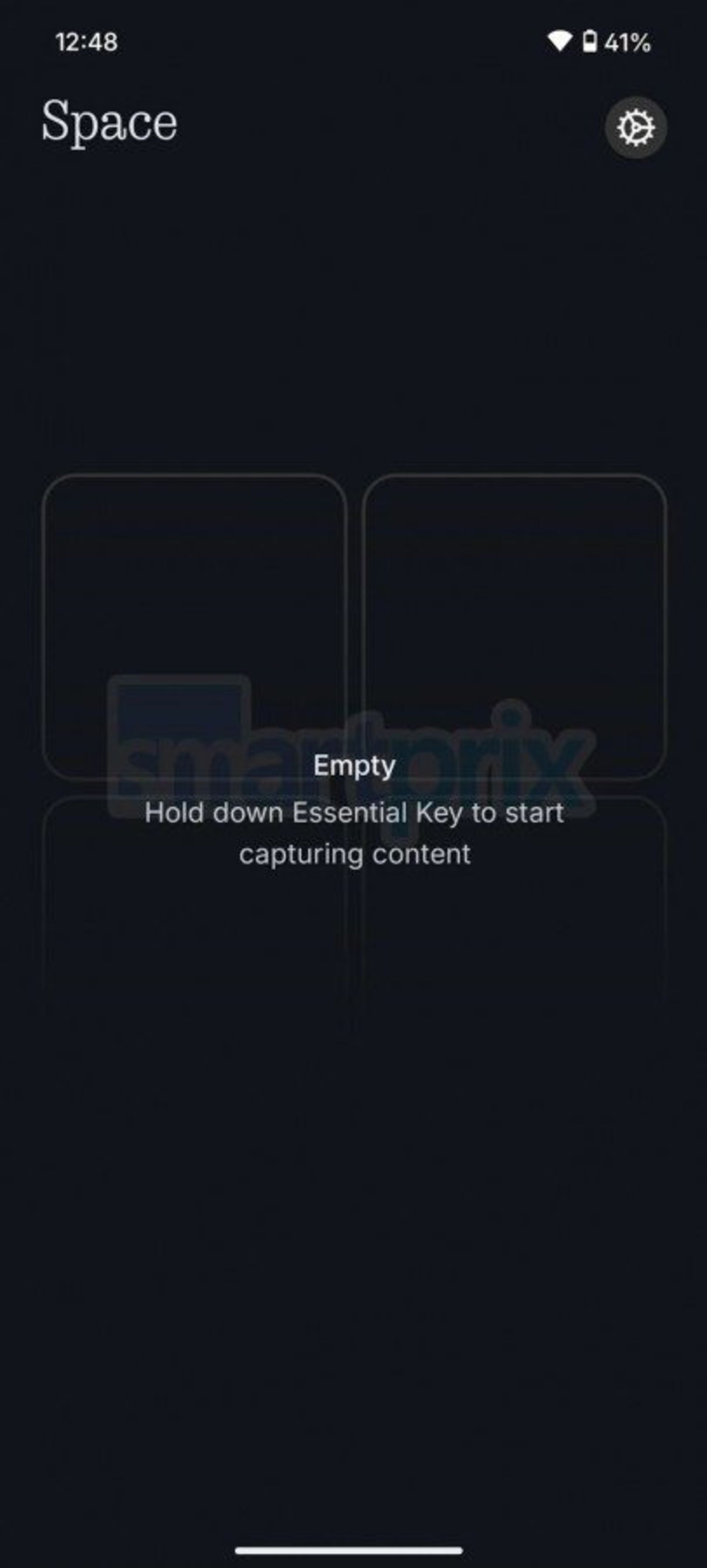 رابط کاربری دکمه Essential Button ناتینگ فون 3a