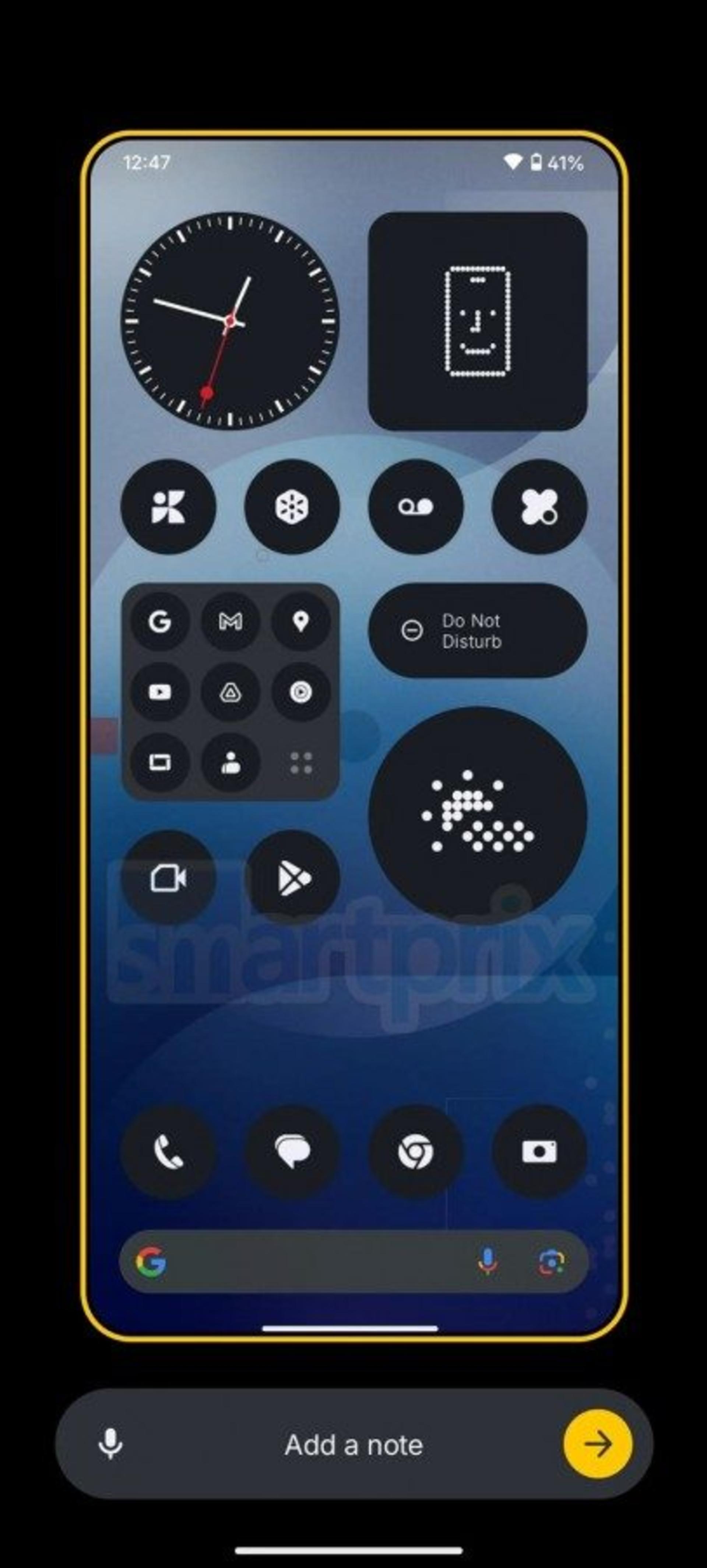 رابط کاربری دکمه Essential Button ناتینگ فون 3a