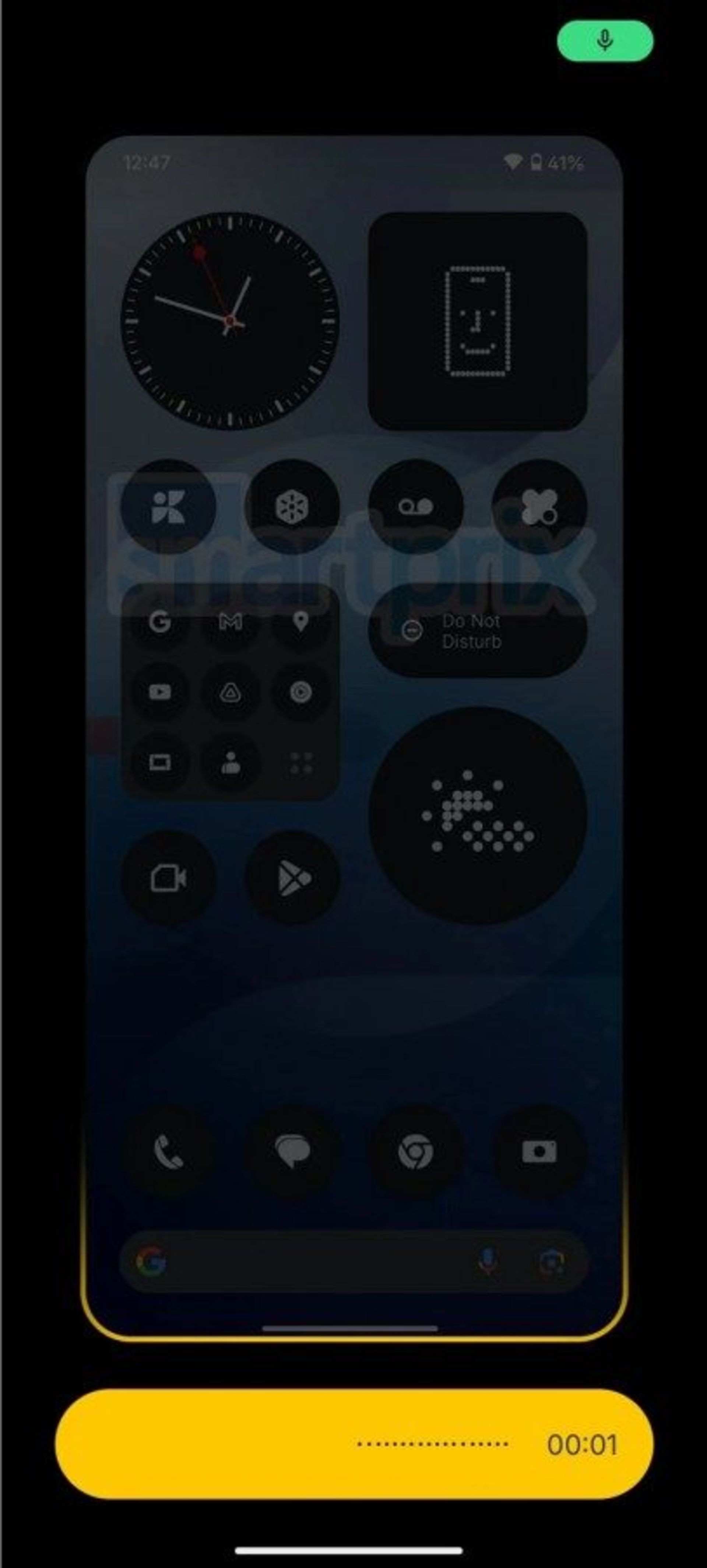 رابط کاربری دکمه Essential Button ناتینگ فون 3a