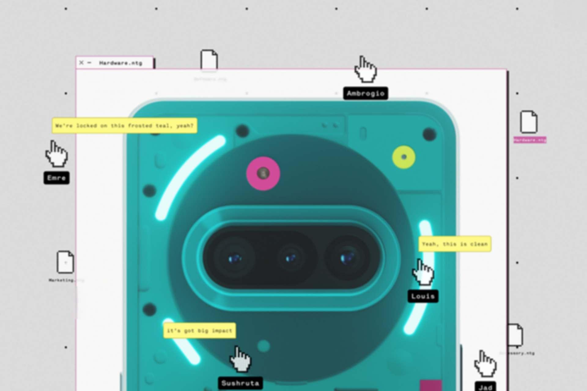 پنل پشتی گوشی Phone (3a) Community Edition ناتینگ