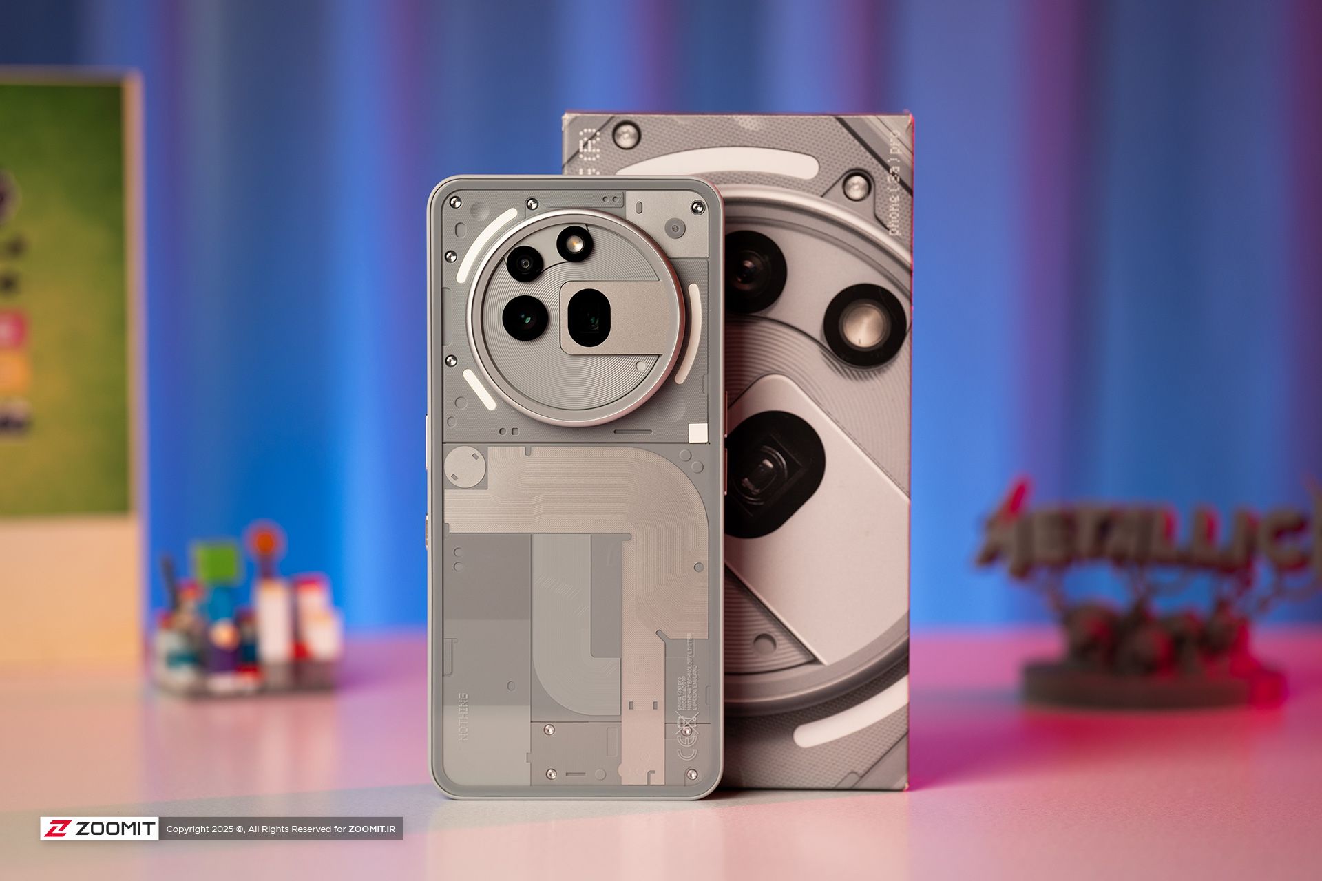 نمای پشت ناتینگ فون 3a پرو