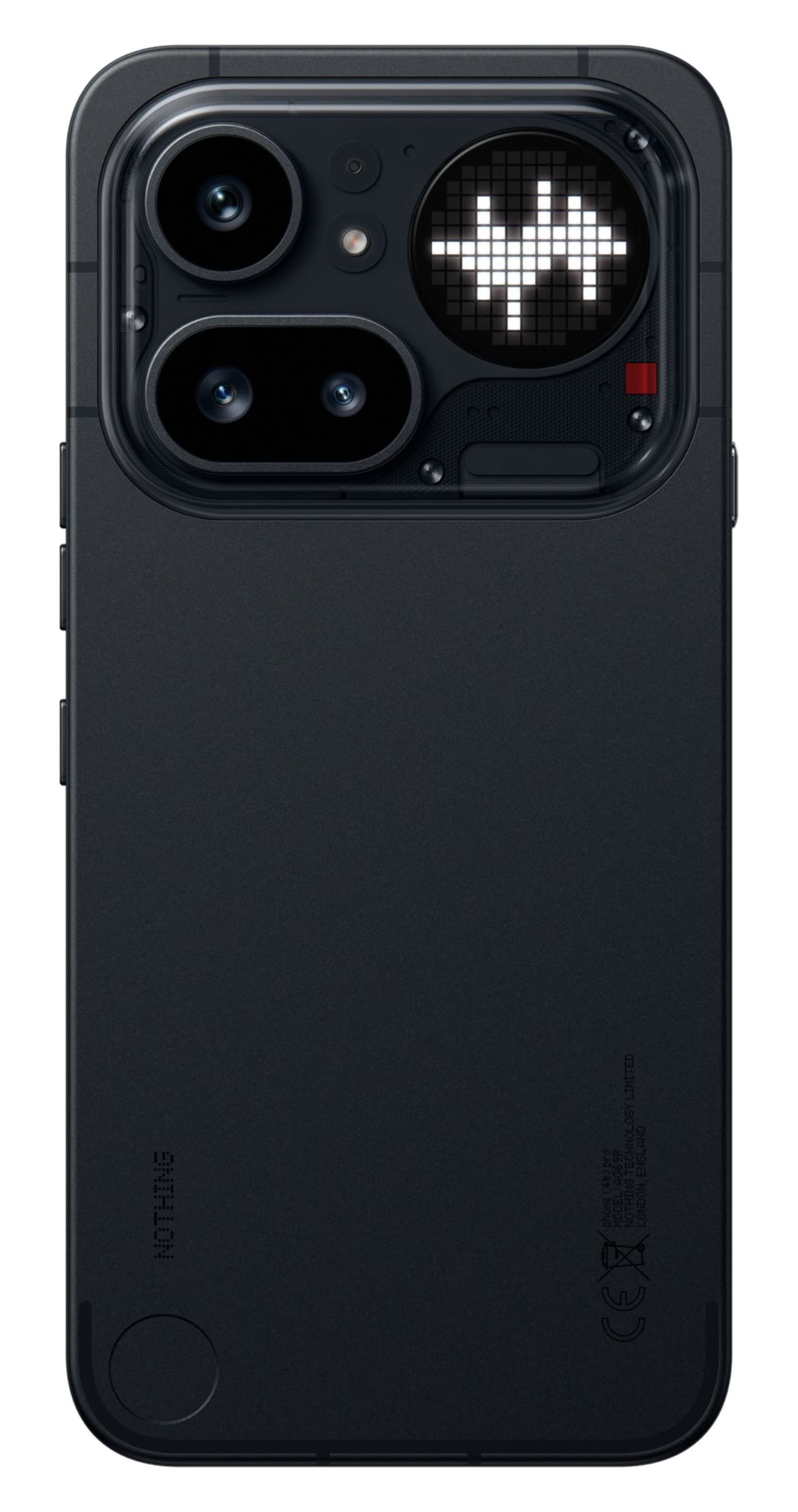 ناتینگ فون 4a پرو نمای پشت - رنگ مشکی