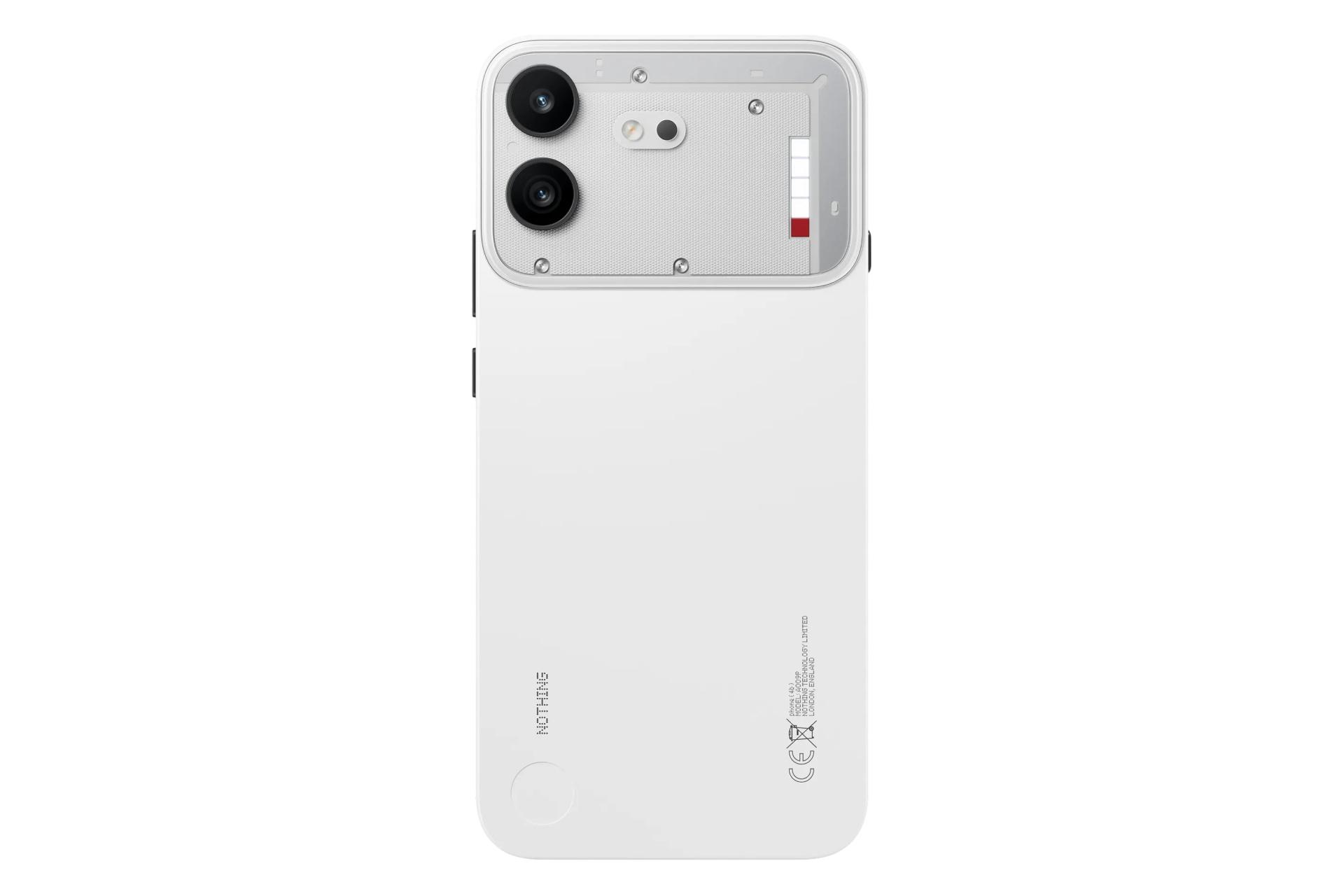 پنل پشت گوشی موبایل ناتینگ فون 4b سفید / Nothing Phone 4b