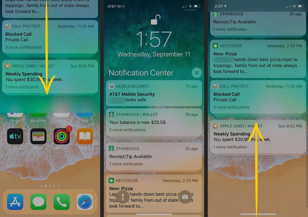 Notification Center در iOS 5