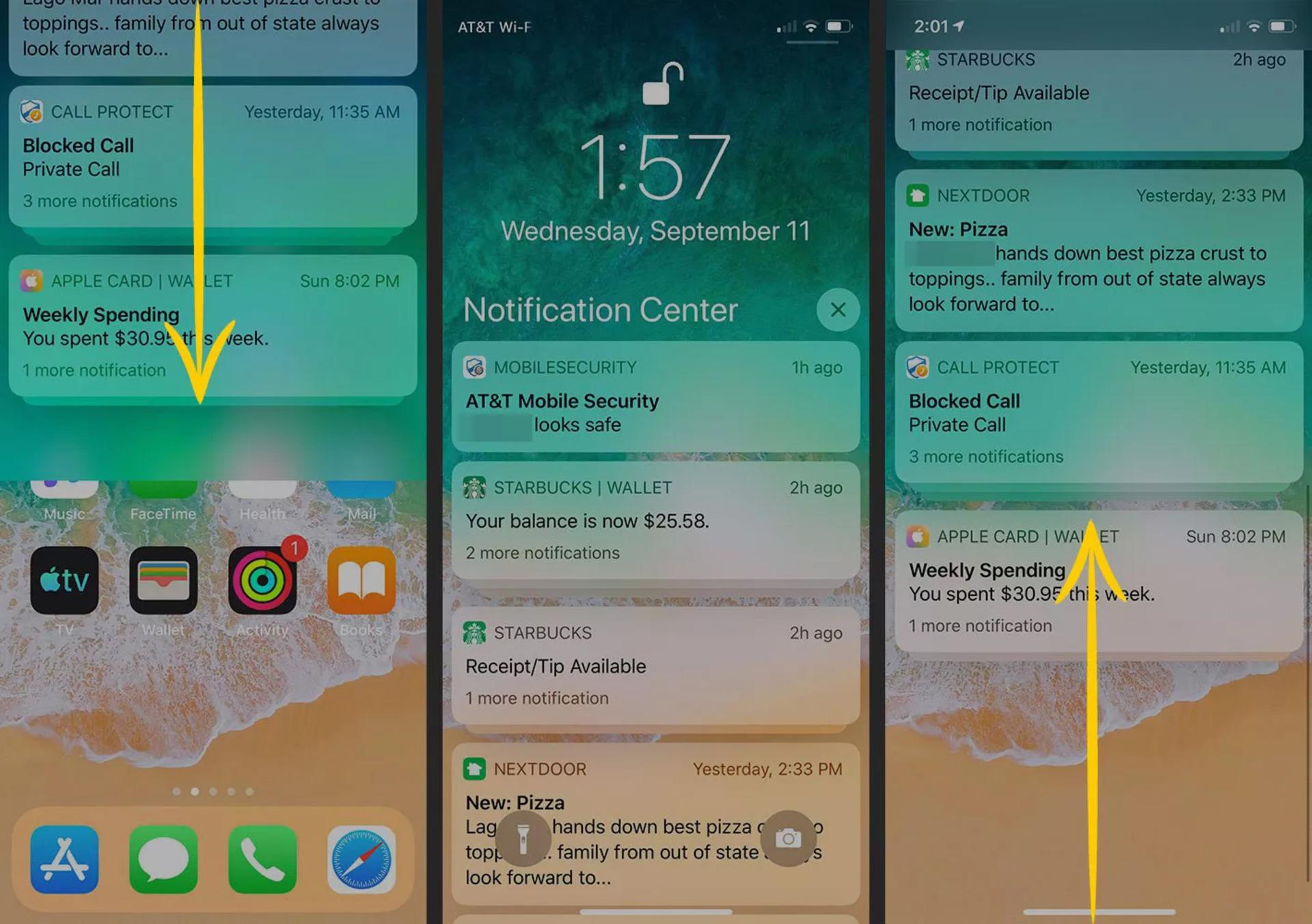 Notification Center در iOS 5
