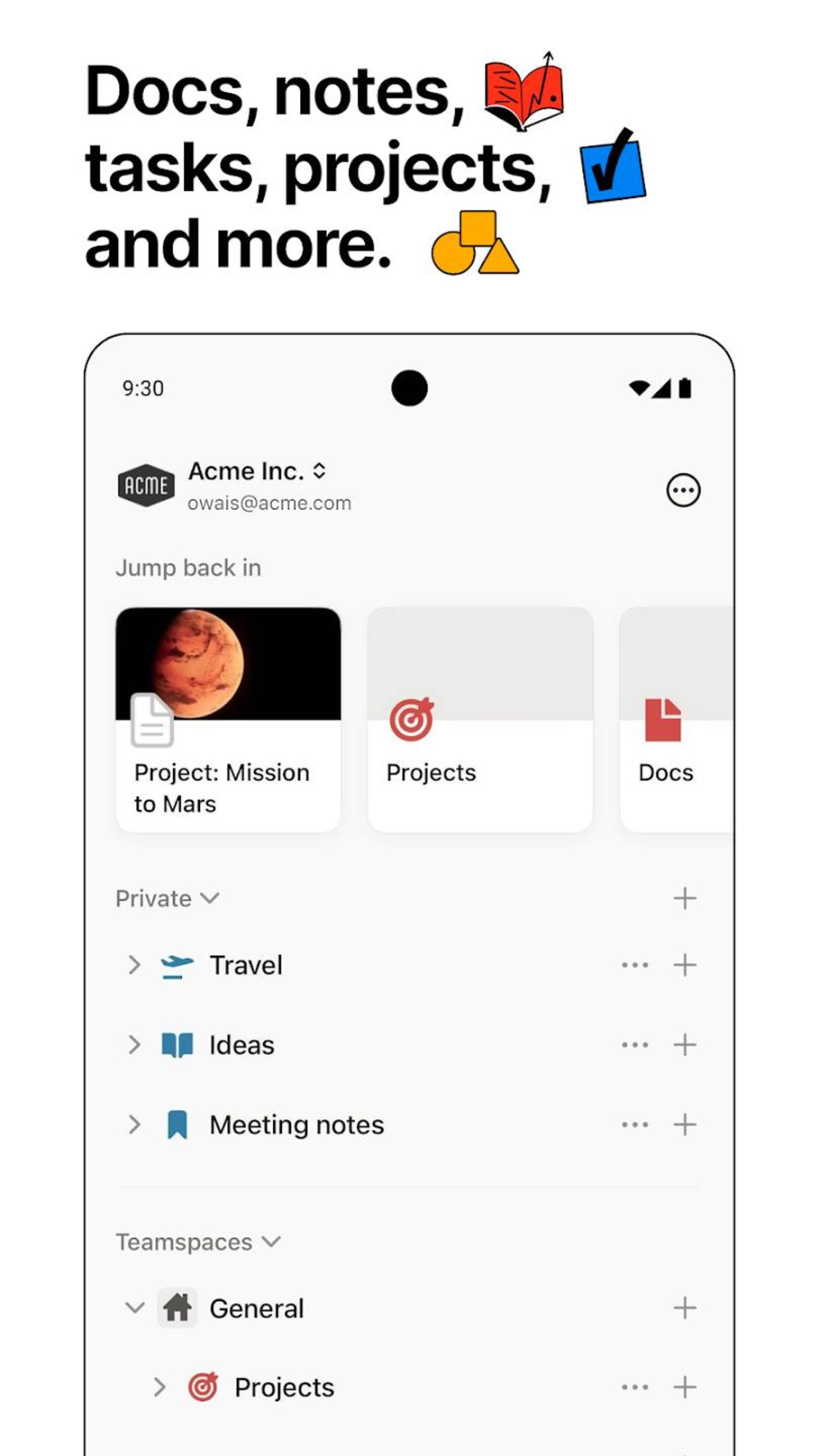 اپلیکیشن Notion
