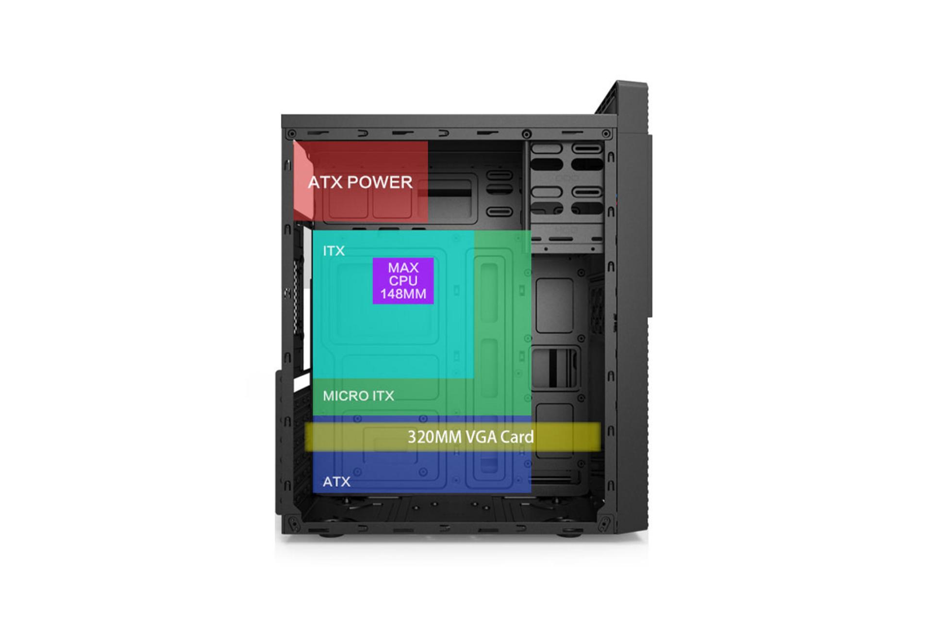 کیس کامپیوتر نوا NC-E130