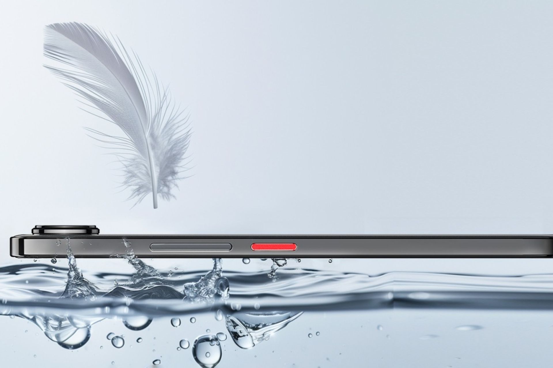 فریم جانبی گوشی نوبیا ایر رنگ مشکی