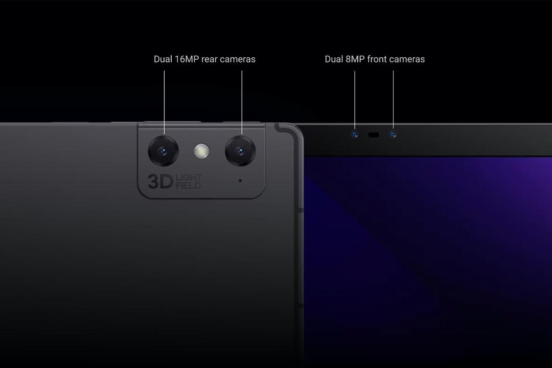 دوربین های پشتی و جلویی تبلت سه بعدی نوبیا Nubia Pad 3D