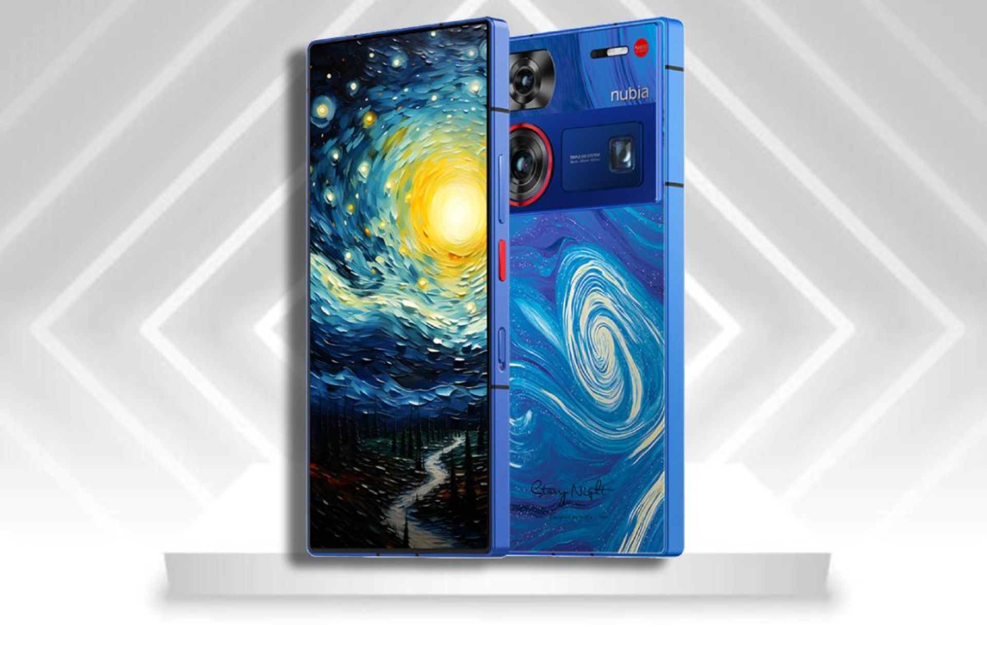 گوشی نوبیا Z60 ultra Starry Night Edition روی میز