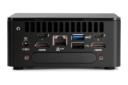 پنل پشت کامپیوتر کوچک NUC 12 Pro SH اینتل و نمایش درگاه‌های پنل پشت و خروجی هوای گرم