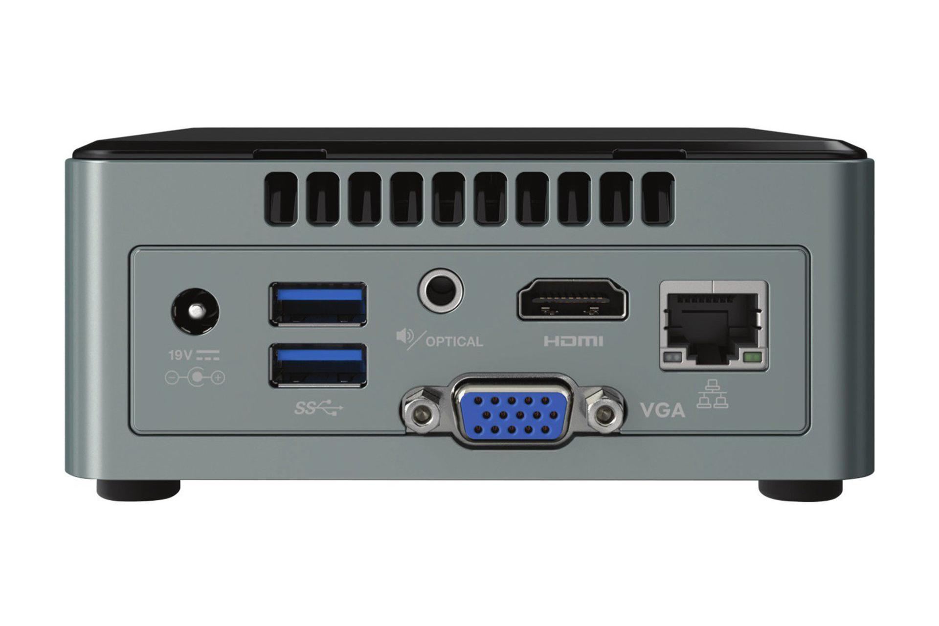 پنل پشت کامپیوتر کوچک NUC Kit NUC6CAYH اینتل / Intel NUC Kit NUC6CAYH