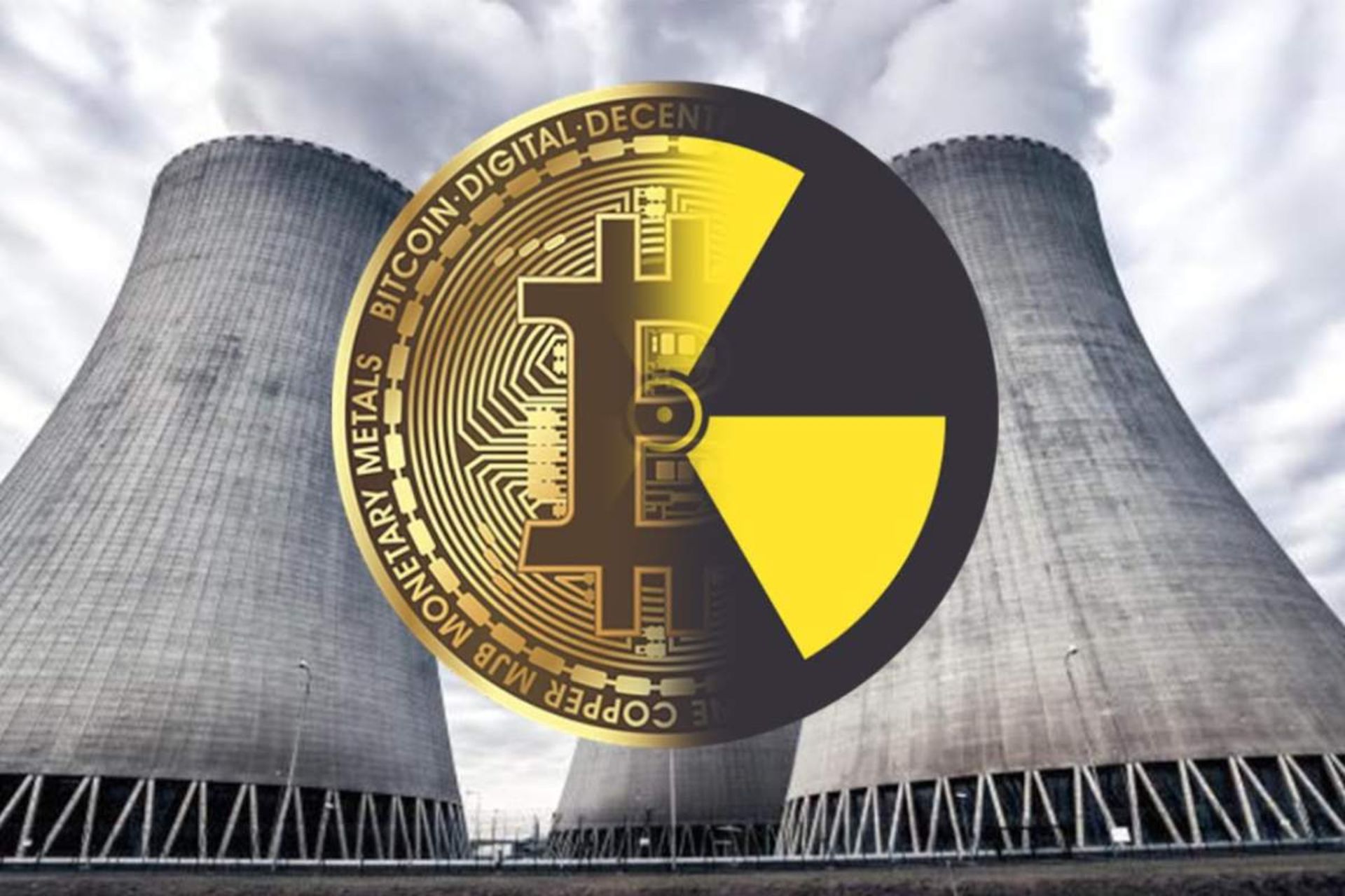 استخراج بیت کوین با انرژی هسته‌ای