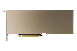 نمای زیر کارت گرافیک انویدیا A30 PCIe با نمایش کانکتور PCIe