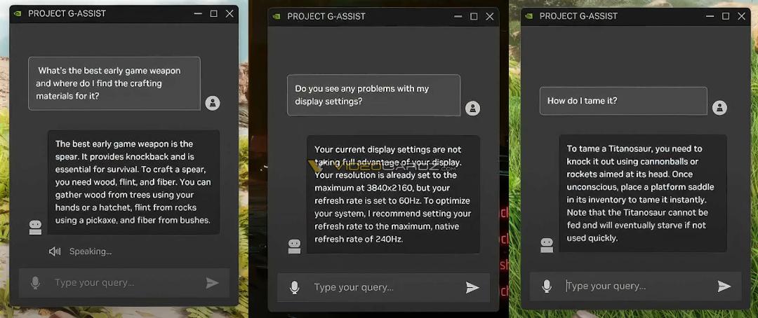 چت‌ با دستیار هوش مصنوعی G-Assist انویدیا
