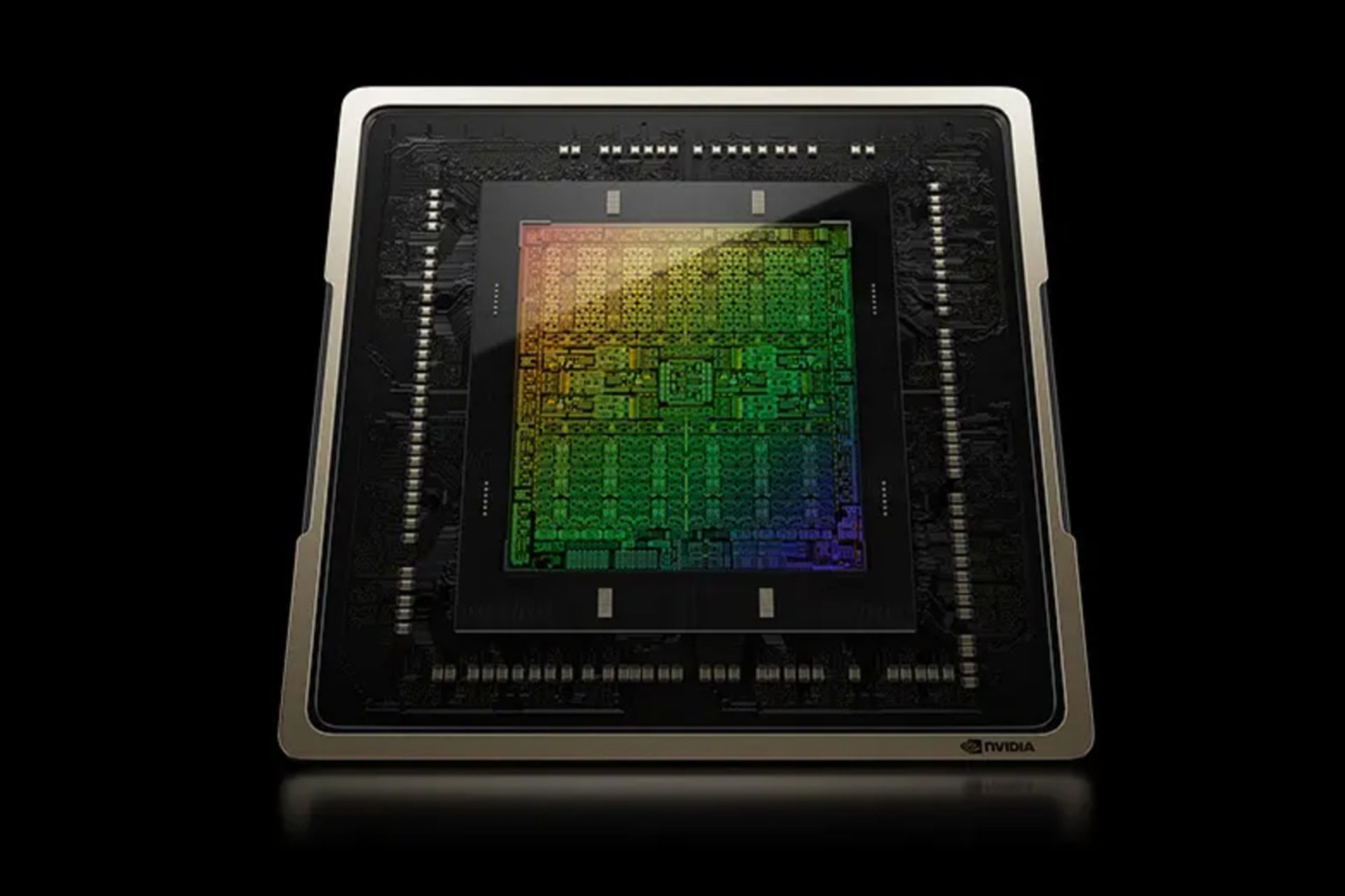 تراشه گرافیکی Nvidia RTX 4000 از نمای جلو