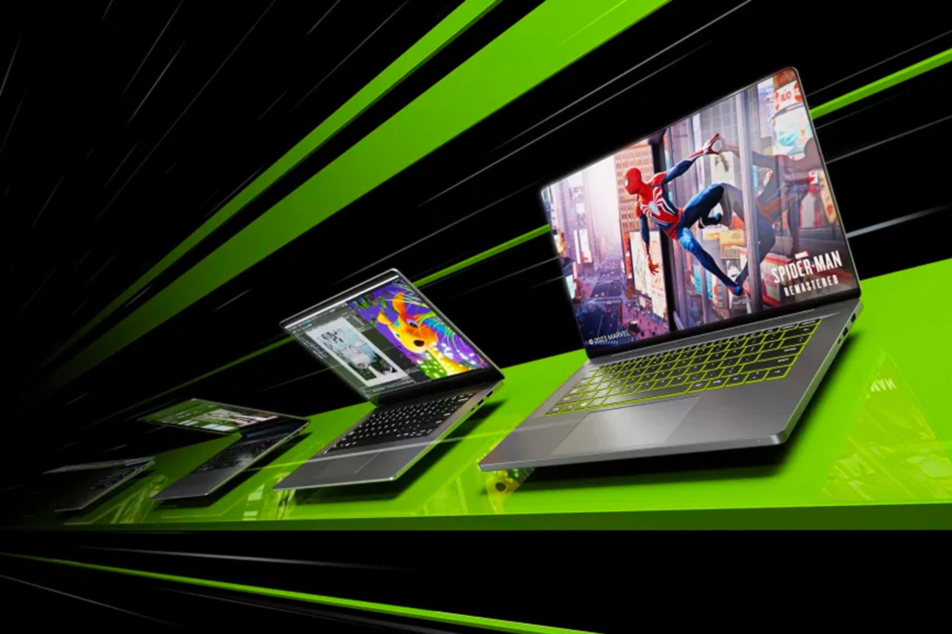 لپ تاپ های مجهزبه پردازنده گرافیکی Nvidia RTX 4000