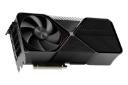 نمای نیمرخ کارت گرافیک انویدیا جی فورس RTX 4080 SUPER با نمایش پنل سمت چپ و نمایش درگاه‌ها