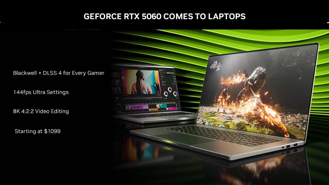 لپ‌تاپ‌های مجهز به گرافیک RTX 5060 انویدیا