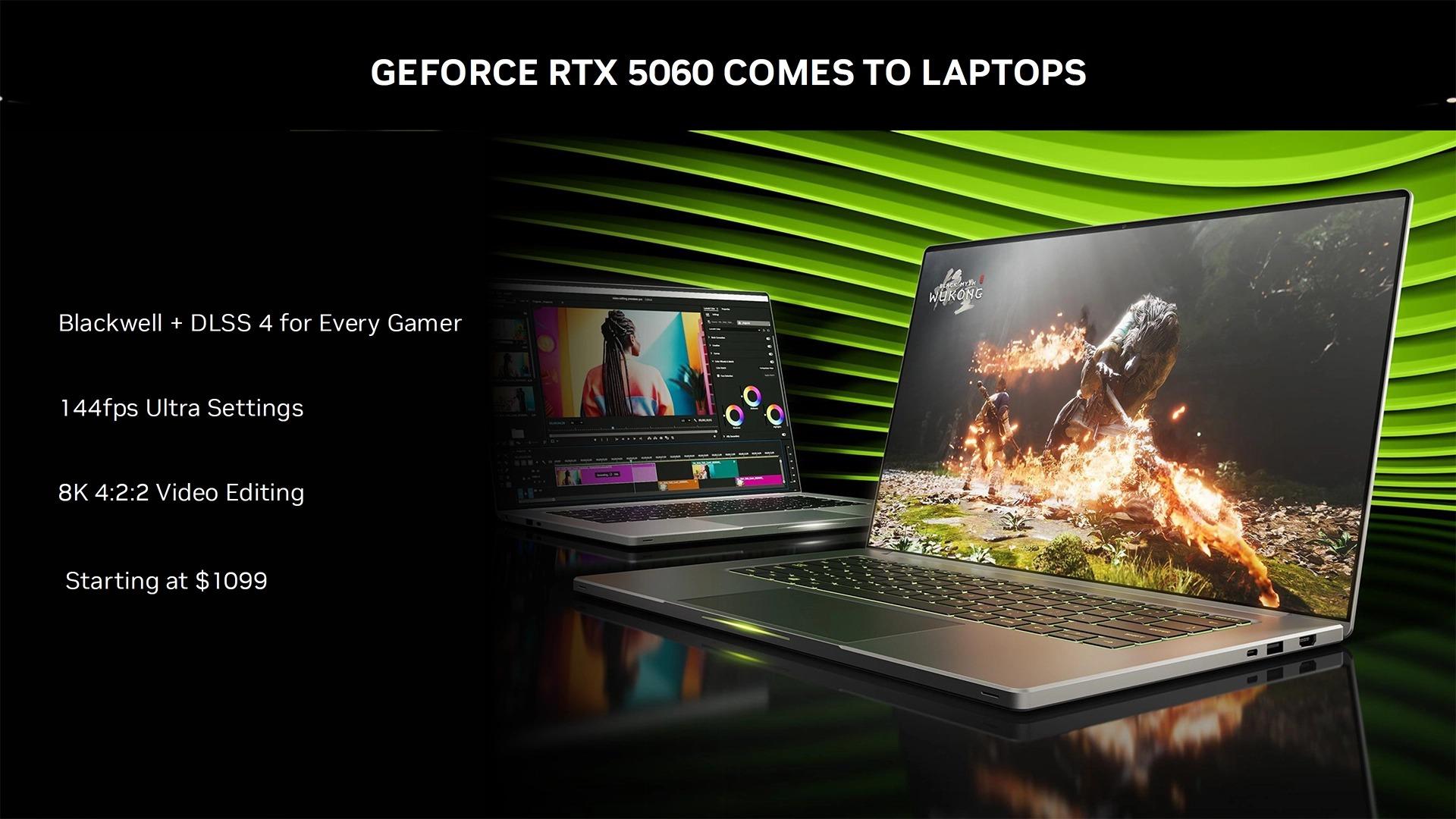 لپ‌تاپ‌های مجهز به گرافیک RTX 5060 انویدیا
