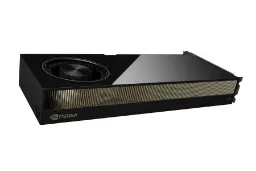 نمای کلی کارت گرافیک انویدیا RTX 5880 Ada Generation و نمایش لوگو، فن و فین‌های هیت‌سینک